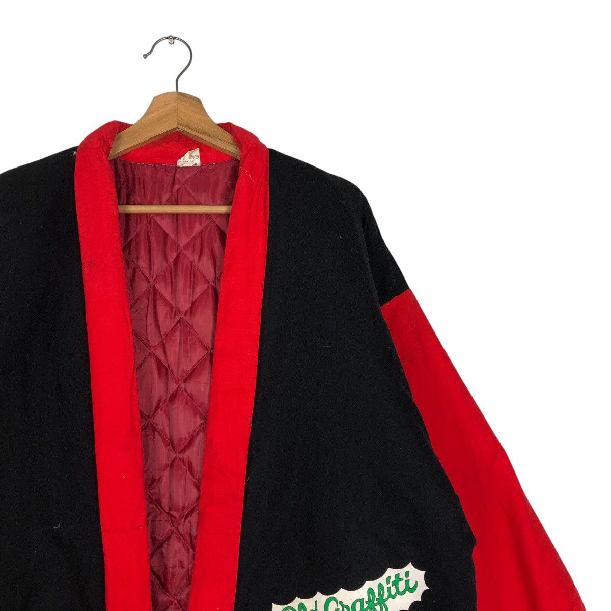 Hysteric Glamour 📌Vintage Kimono Jacket Buttonless Old Graffiti Big Logo Size US M / EU 48-50 / 2 - 8 Thumbnail