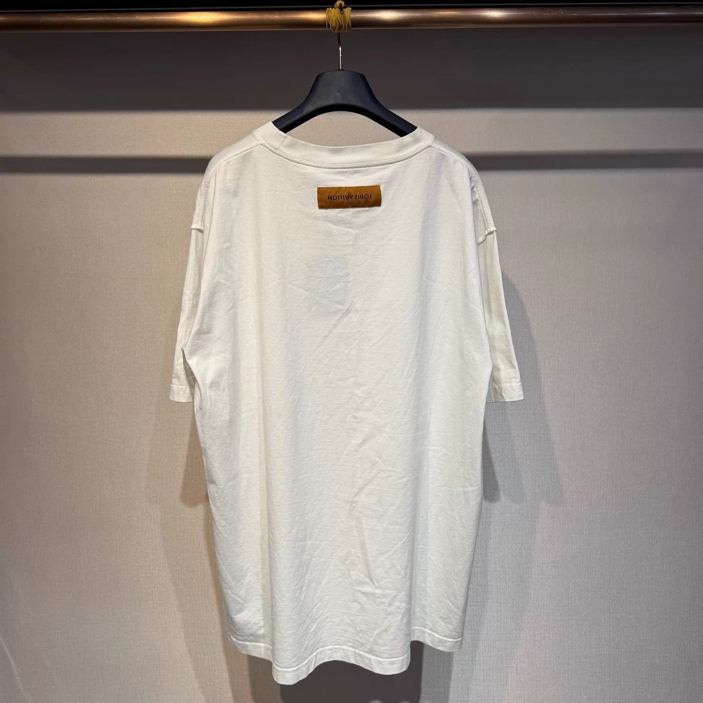 Louis Vuitton LV White Embossed Short Sleeve Tee 5L New Size US XXL / EU 58 / 5 - 2 Thumbnail