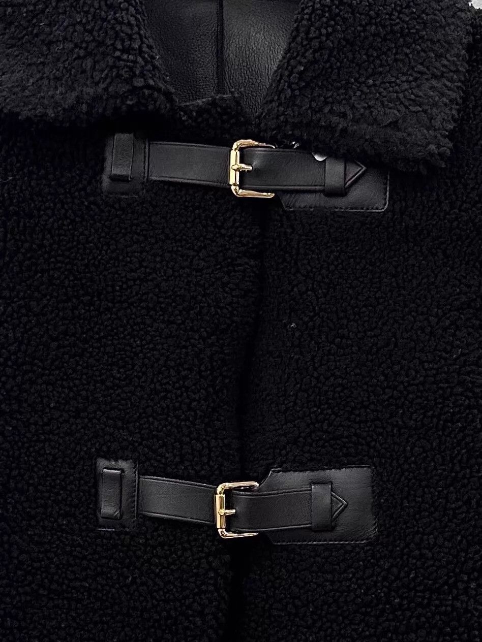 Louis Vuitton LV removable black fur-lamb sleeve jkt36 new Size XS / US 0-2 / IT 36-38 - 5 Thumbnail