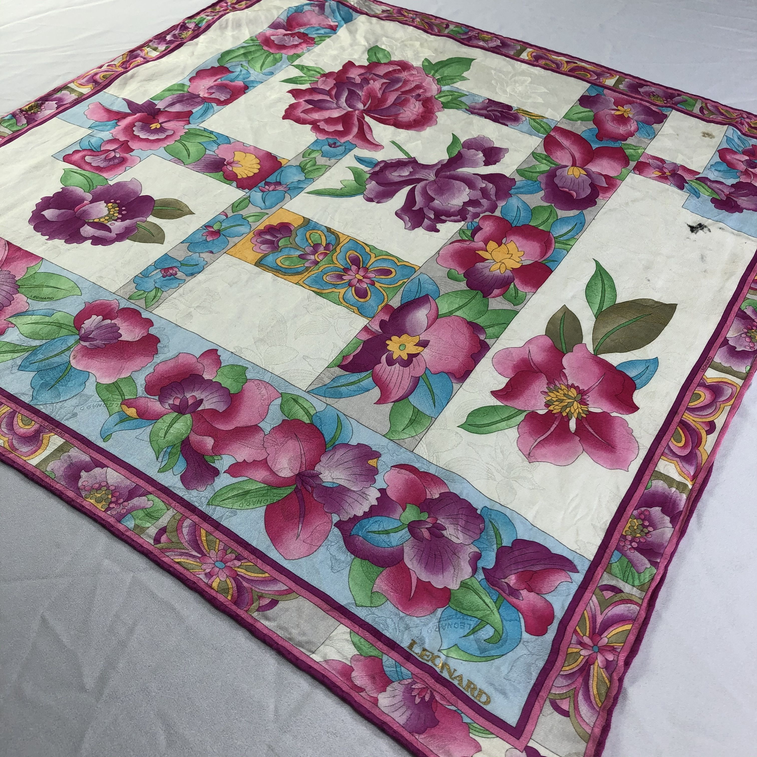 Vintage Vintage Leonard Silk Scarf Size ONE SIZE - 3 Thumbnail