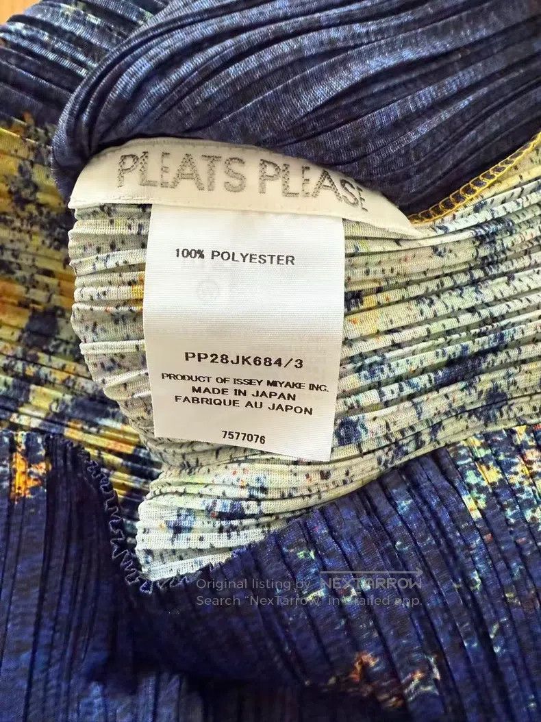 Issey Miyake Issey Miyake Star Print Short Sleeve Top Size L / US 10 / IT 46 - 4 Thumbnail