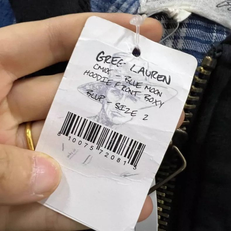 Greg Lauren greg lauren size 2Blue checkered patchwork hooded jacket 25 Size US M / EU 48-50 / 2 - 3 Thumbnail