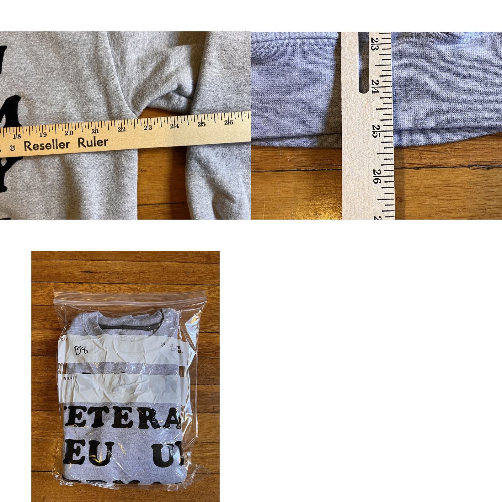 Gildan VINTAGE Gildan US Army Veteran Sweatshirt Men Large L Grey Black Graphic Print Crew Neck Embroidered Logo Autumn Winter Size US L / EU 52-54 / 3 - 8 Thumbnail