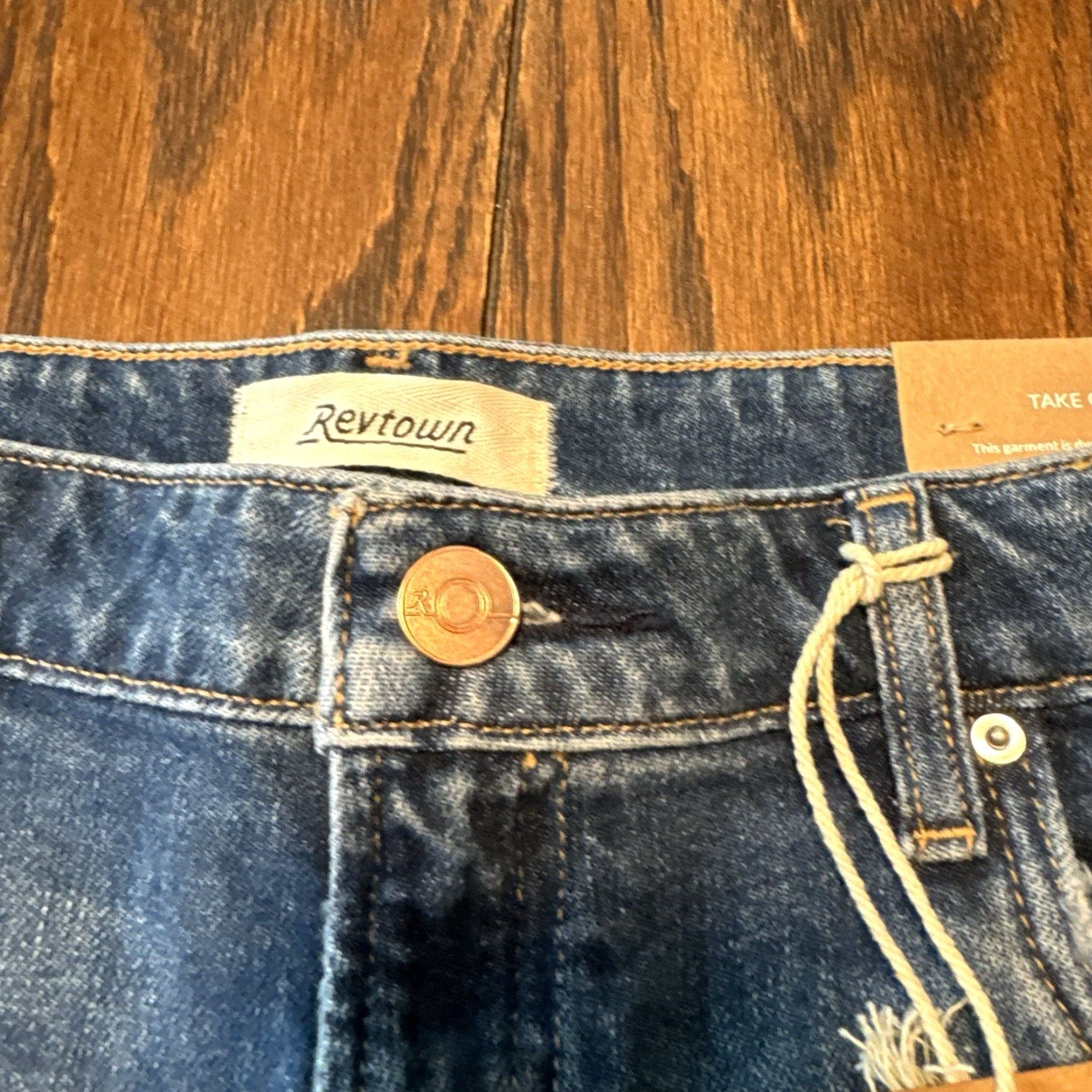 Vintage Revtown Jeans Womens Size33R Medium Wash Blue New Size 24" / US 00 / IT 34 - 4 Thumbnail
