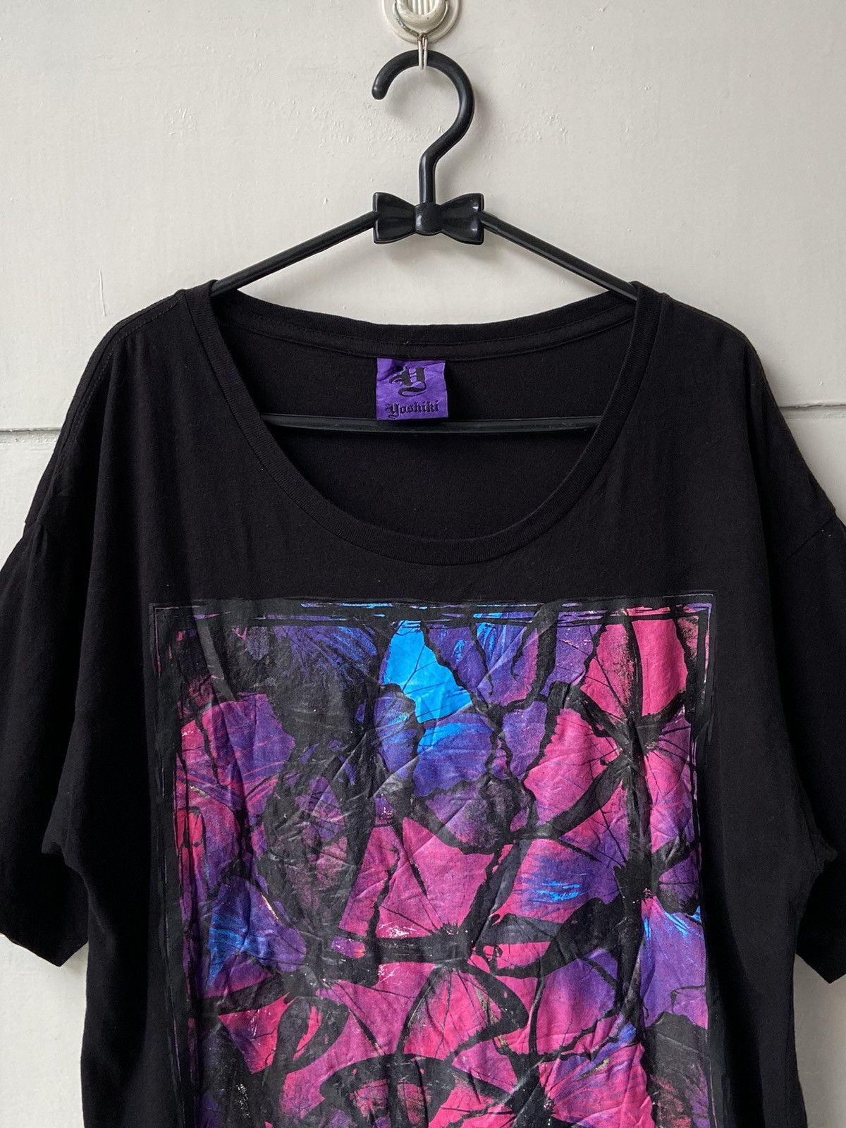 Designer × Issey Miyake × Japanese Brand YOSHIKI Black Motive T-shirt Size US S / EU 44-46 / 1 - 11 Thumbnail