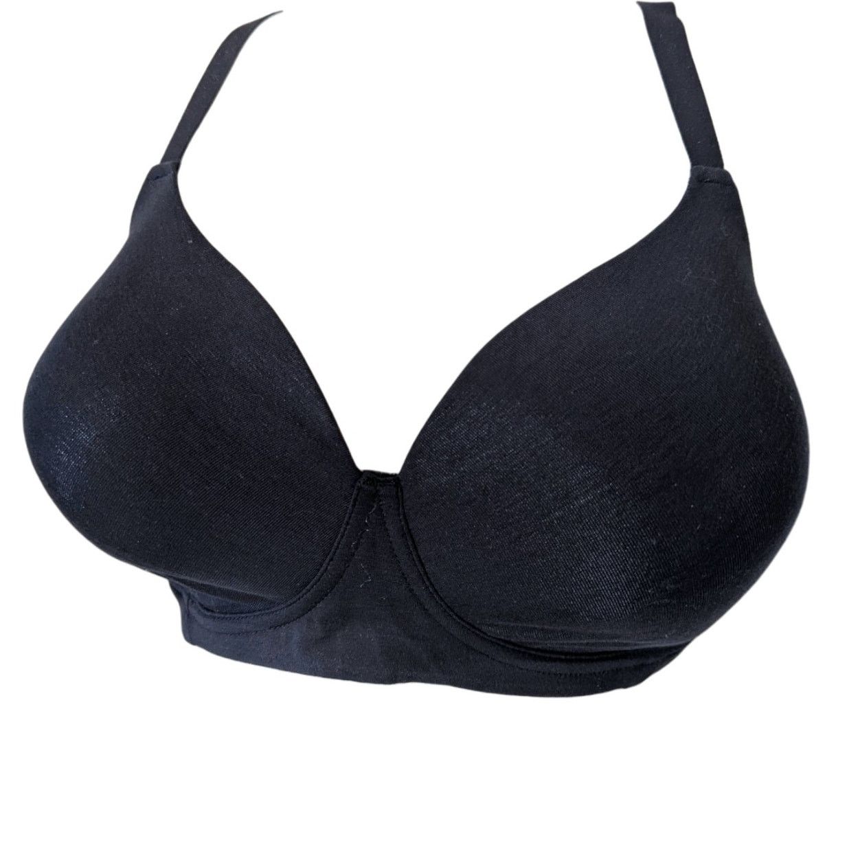 Other Bali Black Wireless Everyday Cotton Modal Bra 42D Size ONE SIZE - 6 Thumbnail
