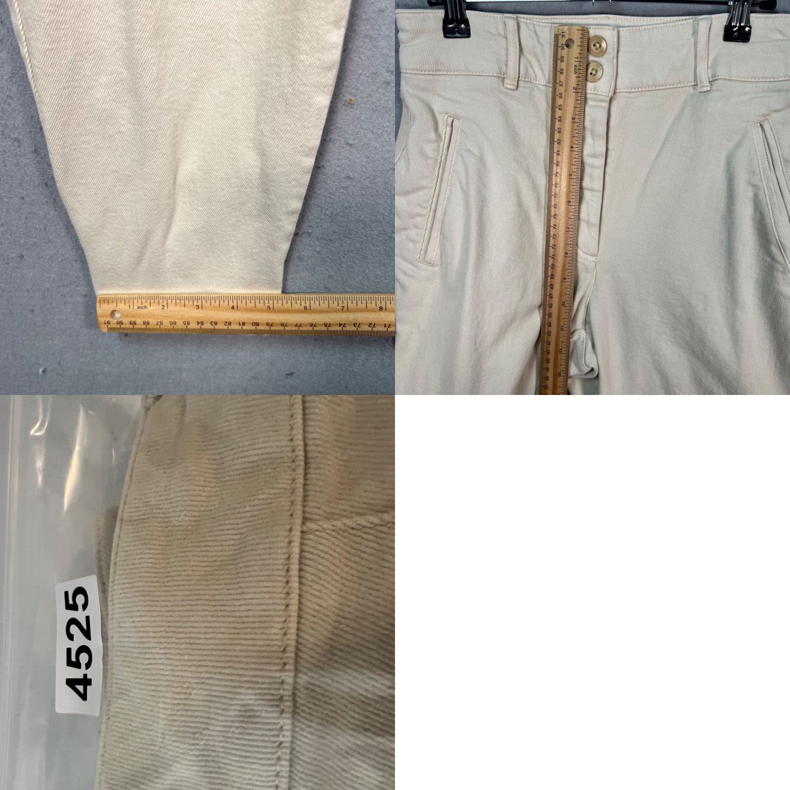 Vintage Wilfred Free Womens Cargo Pants Beige High-Waisted Size 6 Cotton Blend Size 28" / US 6 / IT 42 - 8 Thumbnail