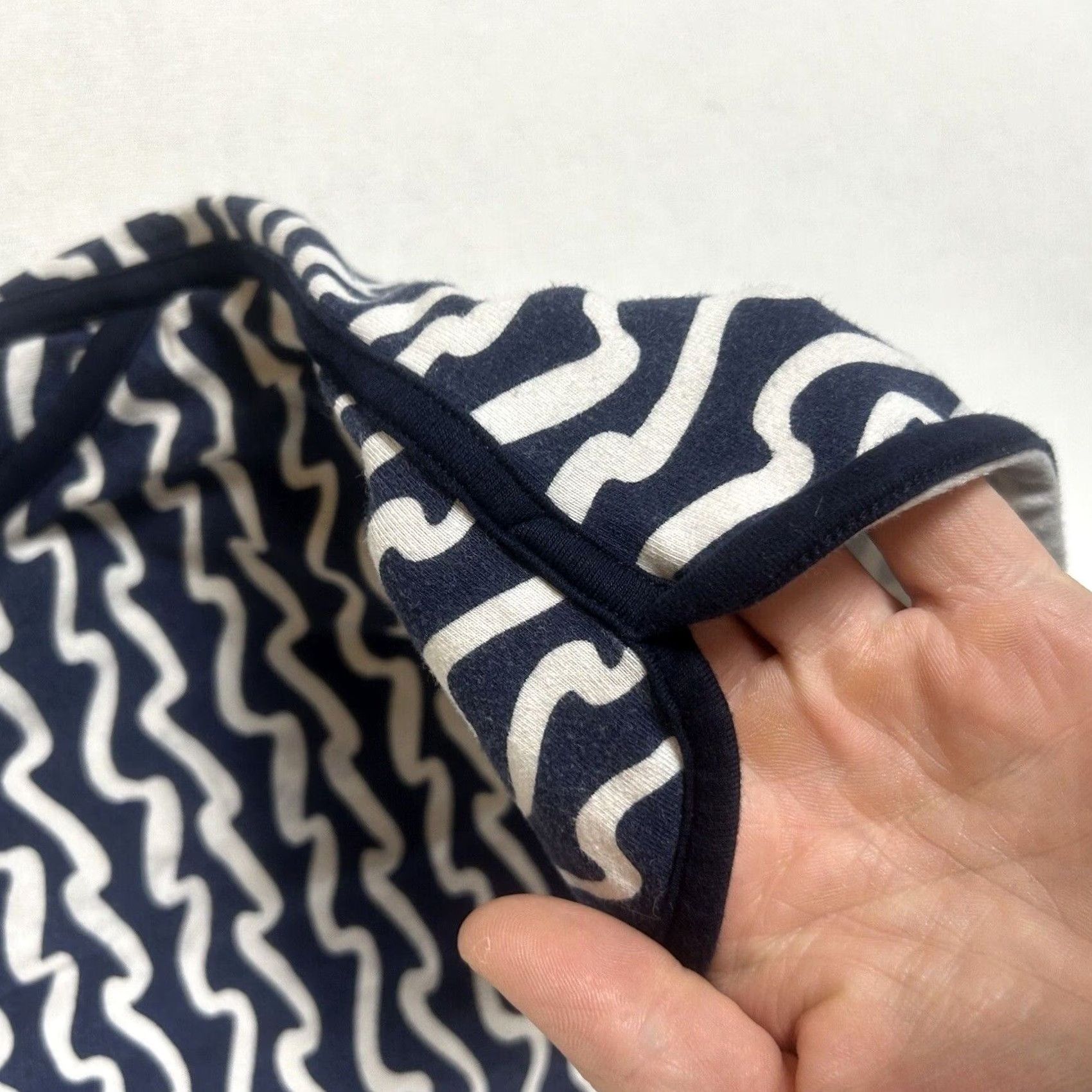 Talbots T By Talbots Womens Athletic Skort S Blue Geometric Sports Tennis Golf Pockets Drawstring Stretch Size ONE SIZE - 6 Thumbnail