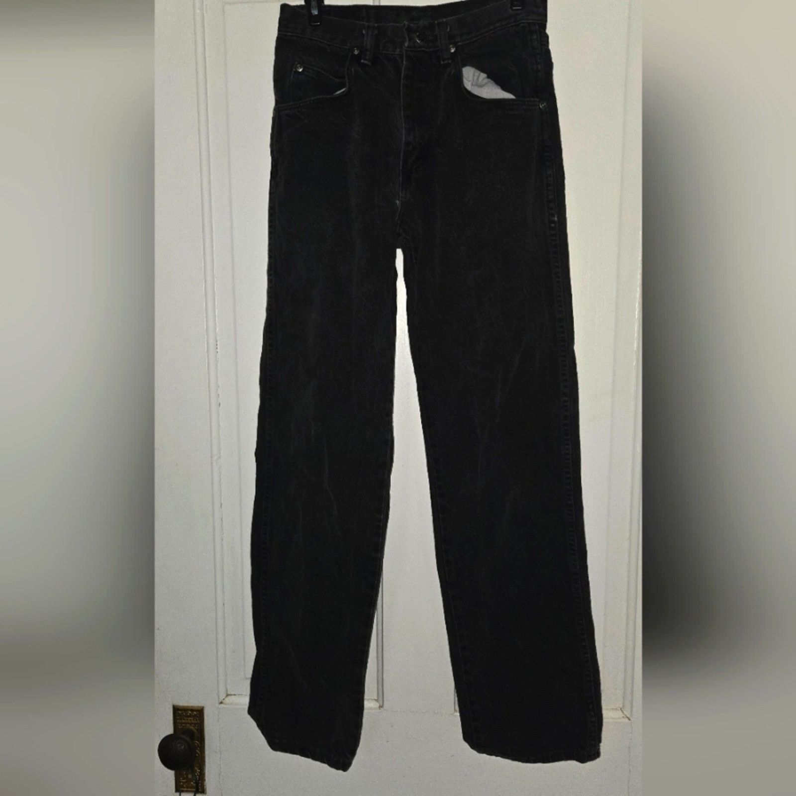 Wrangler Vintage Wrangler Black Jeans Size 28 Size 28" / US 6 / IT 42 - 1 Thumbnail