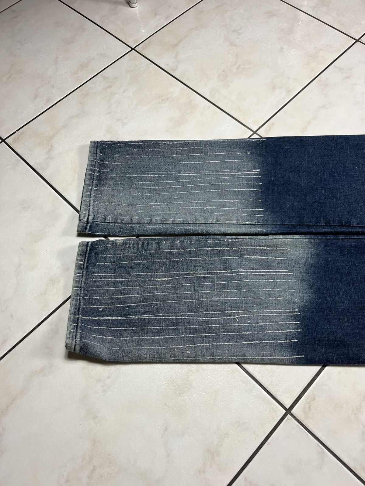 Versace × Versace Jeans Couture × Vintage Vintage Versace Jeans Couture denim pants shiny soaked dip Size 30" / US 8 / IT 44 - 7 Thumbnail