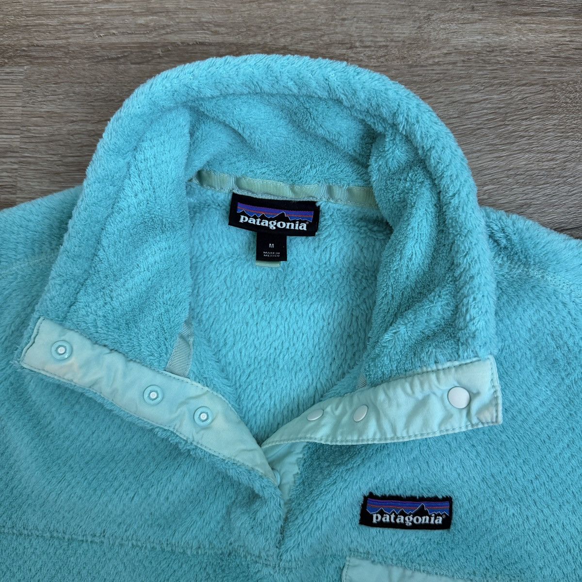 Patagonia Patagonia Women Tiffany Blue Fleece Pullover Size M / US 6-8 / IT 42-44 - 3 Thumbnail
