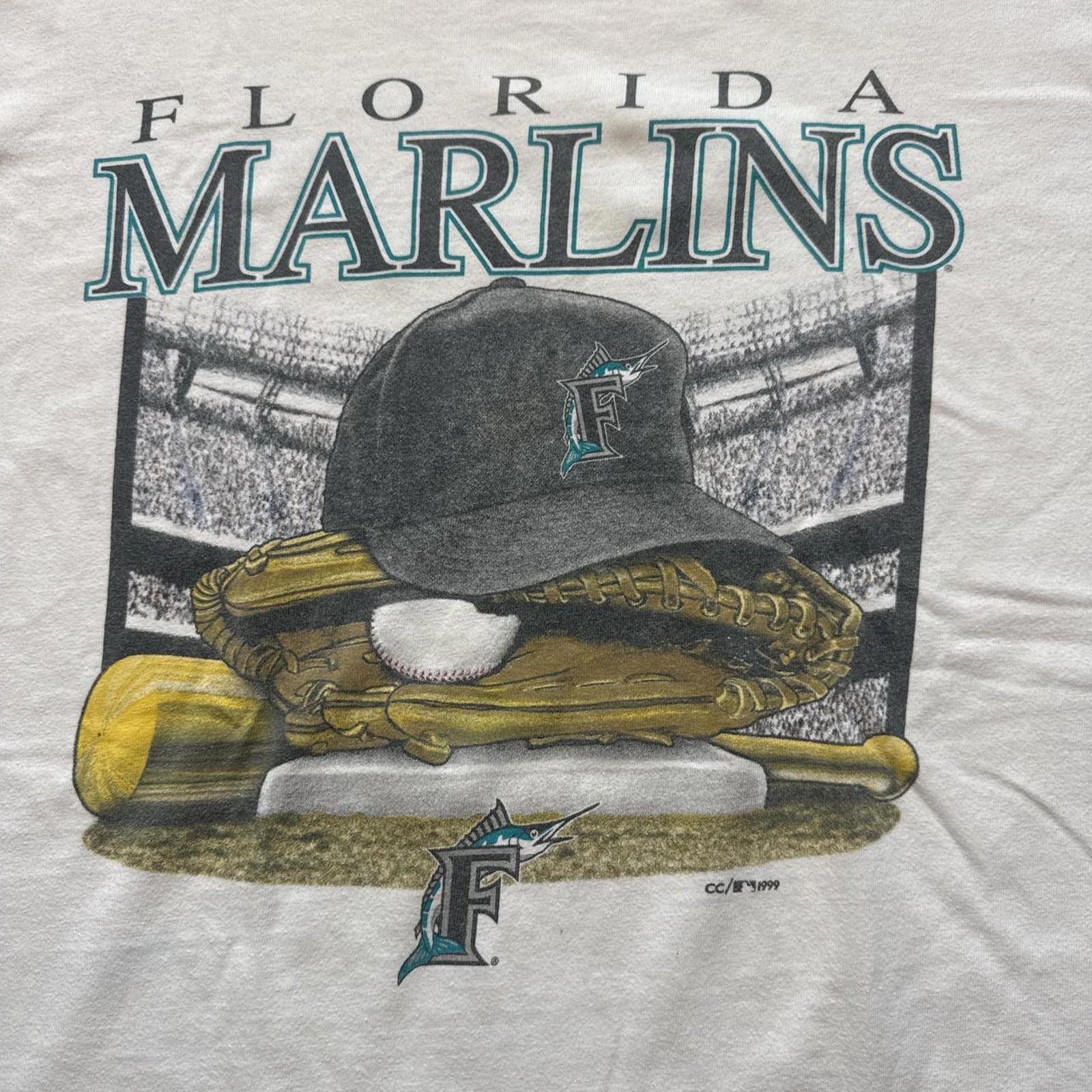 Other Concepts Sports 1999 MLB Florida Marlins T-Shirt Size US XL / EU 56 / 4 - 3 Thumbnail