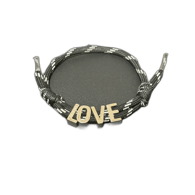 Balenciaga Balenciaga Love Bracelet in Black and Gold-yf Size ONE SIZE - 1 Thumbnail