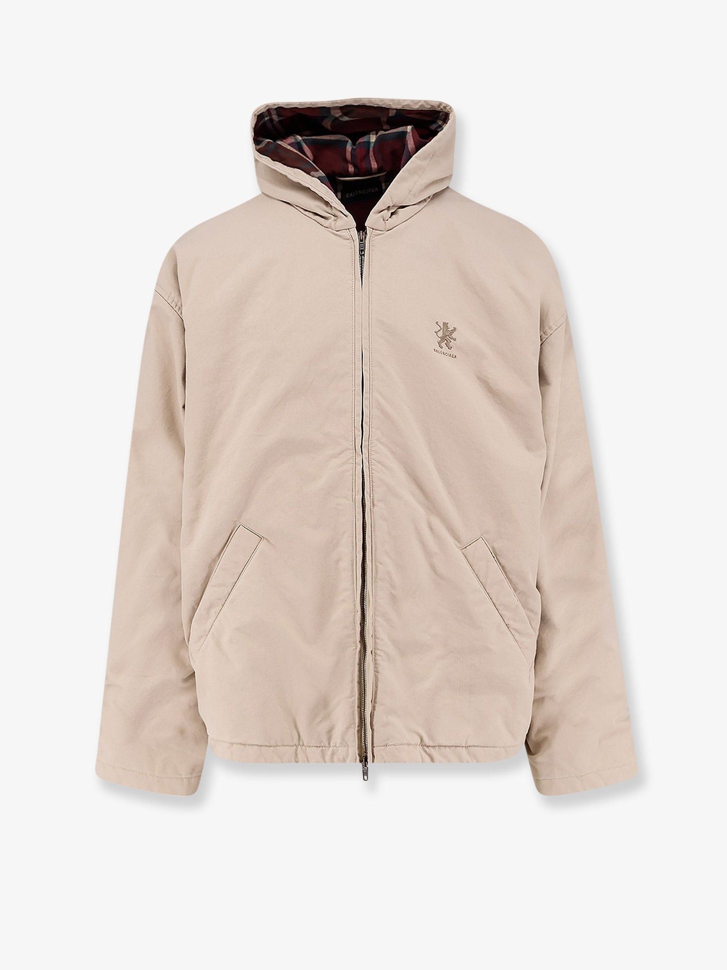 Balenciaga Balenciaga Cotton blend jacket with embroidered logo on the front Tag Size S Men - USA Tariffs Included Size US S / EU 44-46 / 1 - 1 Thumbnail