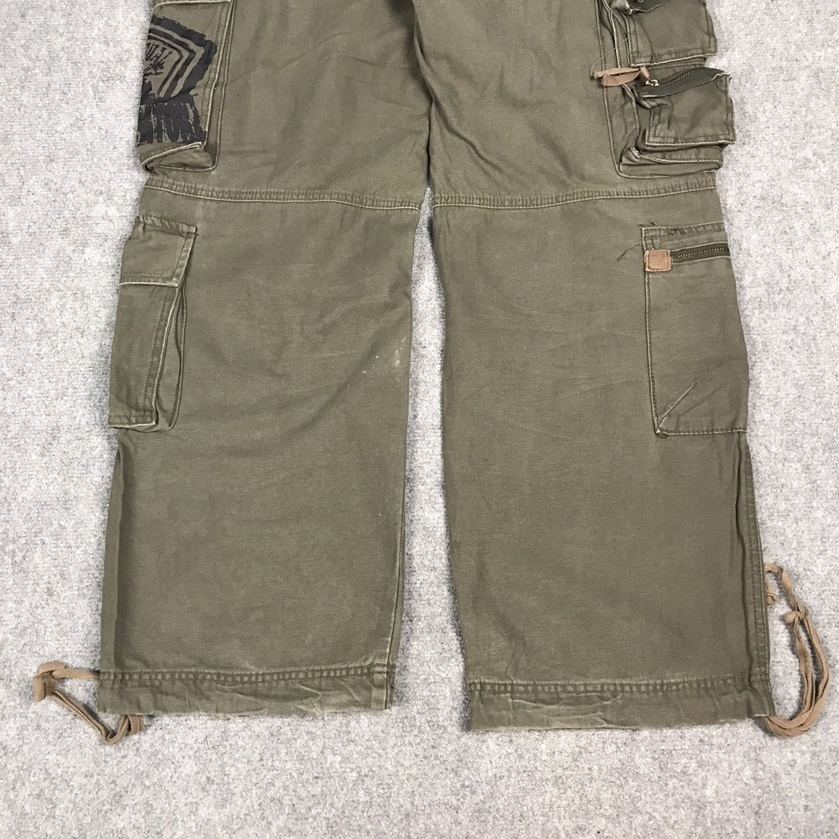 Japanese Brand × Vintage CARGO CREATOR CARGO POCKET TACTICAL BAGGY PANTS Size US 30 / EU 46 - 9 Thumbnail