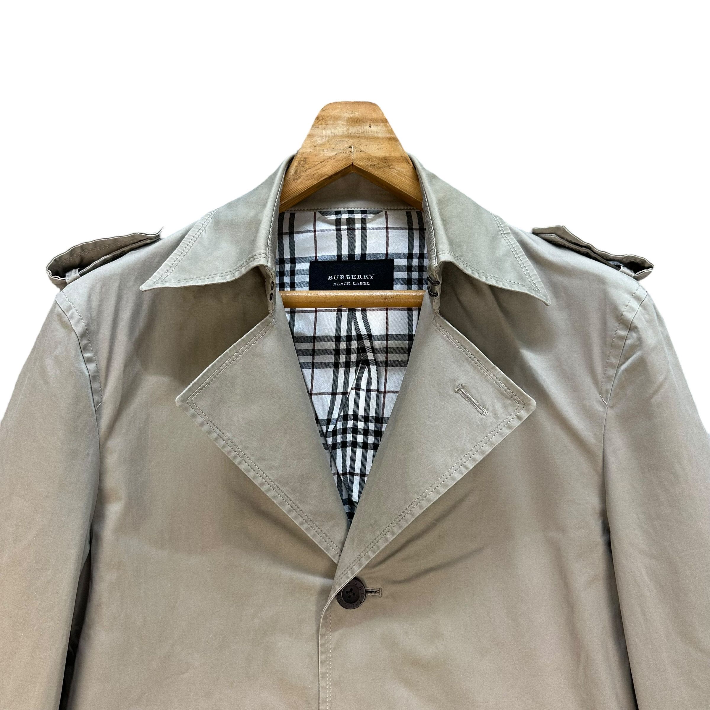 Burberry BURBERRY Embroidery Small Logo Coat Jacket #1508-A62 Size L / US 10 / IT 46 - 2 Thumbnail
