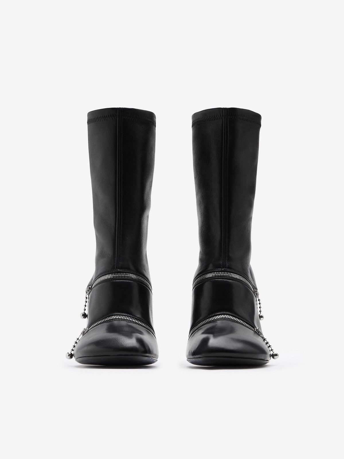 Burberry Burberry Leather Peep Boots Size US 7 / IT 37 - 2 Thumbnail