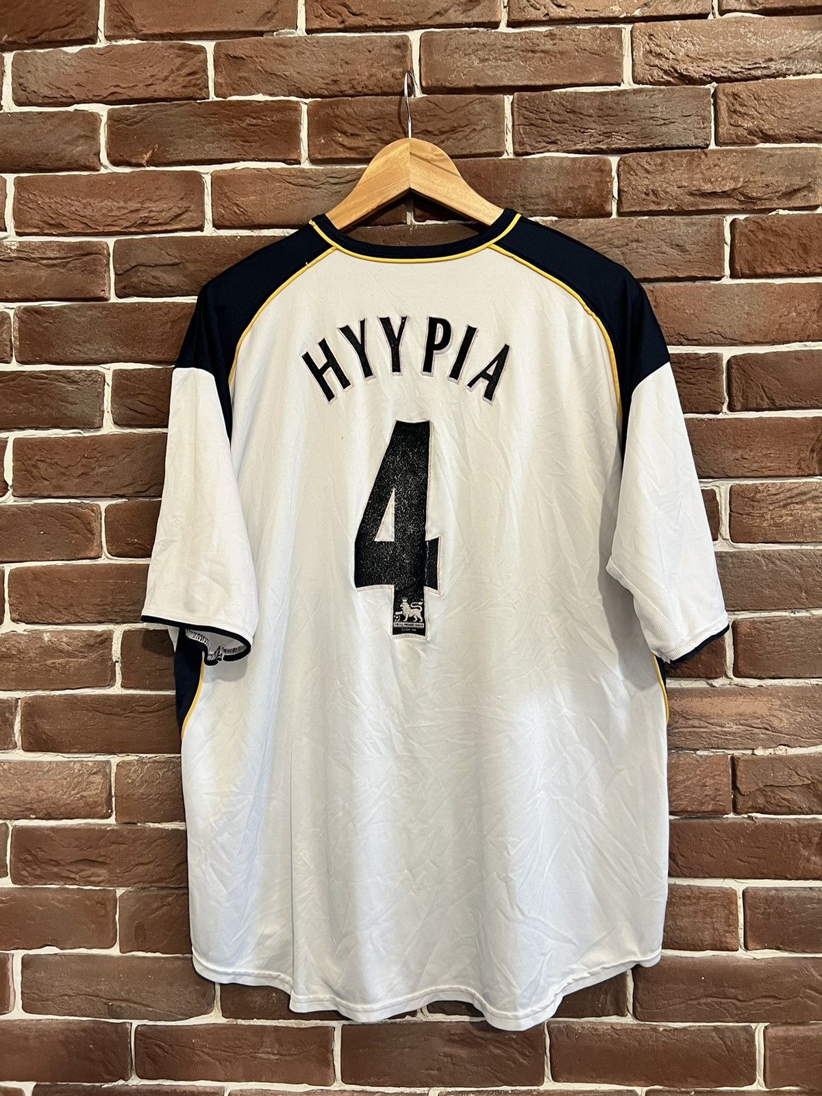 Reebok Reebok Arsenal Londyn 2001 #4 Hyypia Football Soccer Jersey Size US XL / EU 56 / 4 - 2 Thumbnail