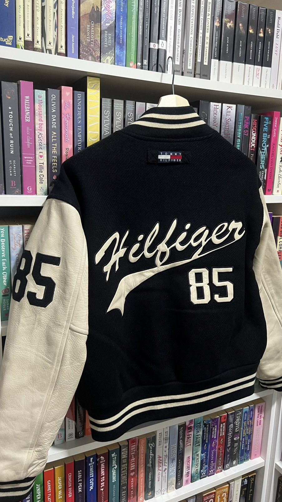 Tommy Hilfiger Tommy Hilfiger Leather Varsity Jacket Size US L / EU 52-54 / 3 - 5 Thumbnail