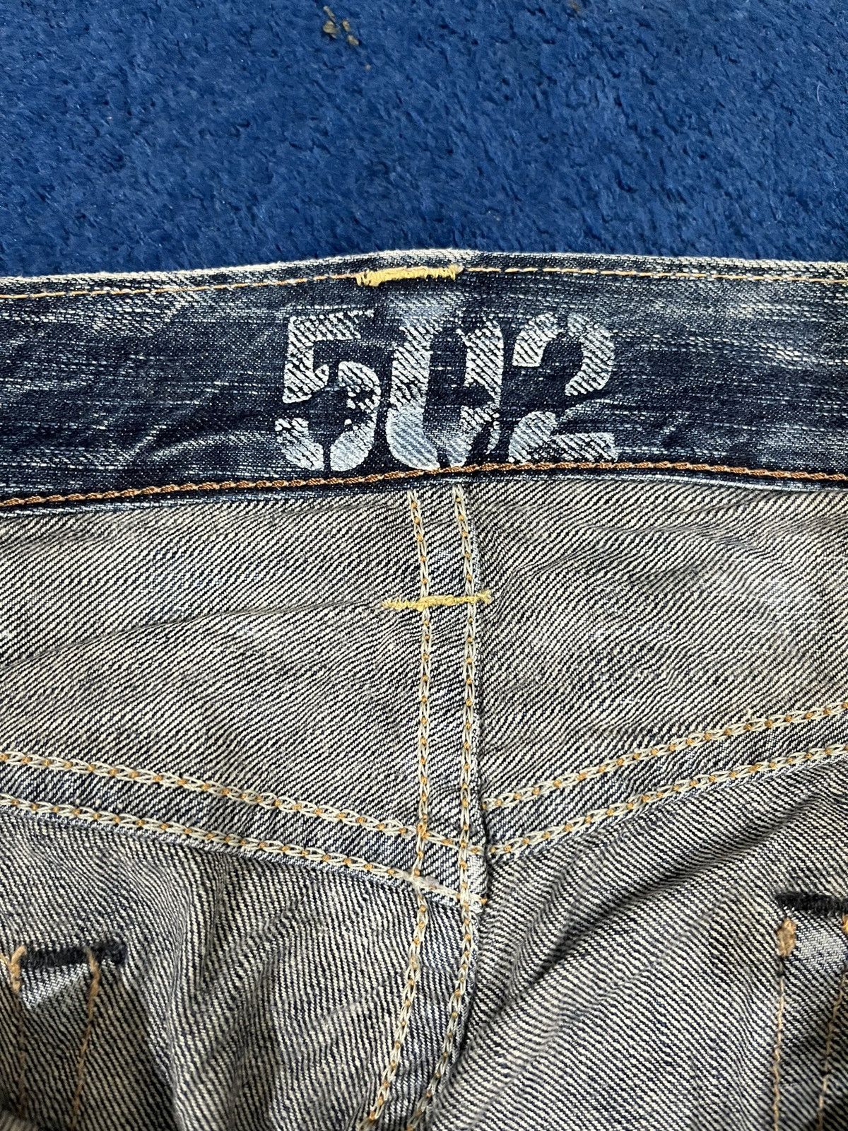 Edwin Vintage Edwin 502RV Grunge Baggy Denim Size US 38 / EU 54 - 14 Thumbnail