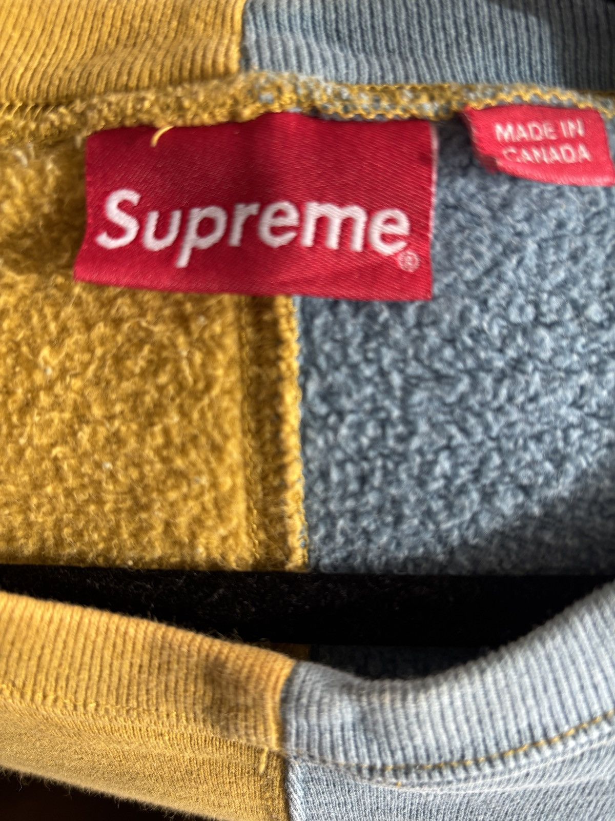 Supreme Split Crewneck Sweatshirt