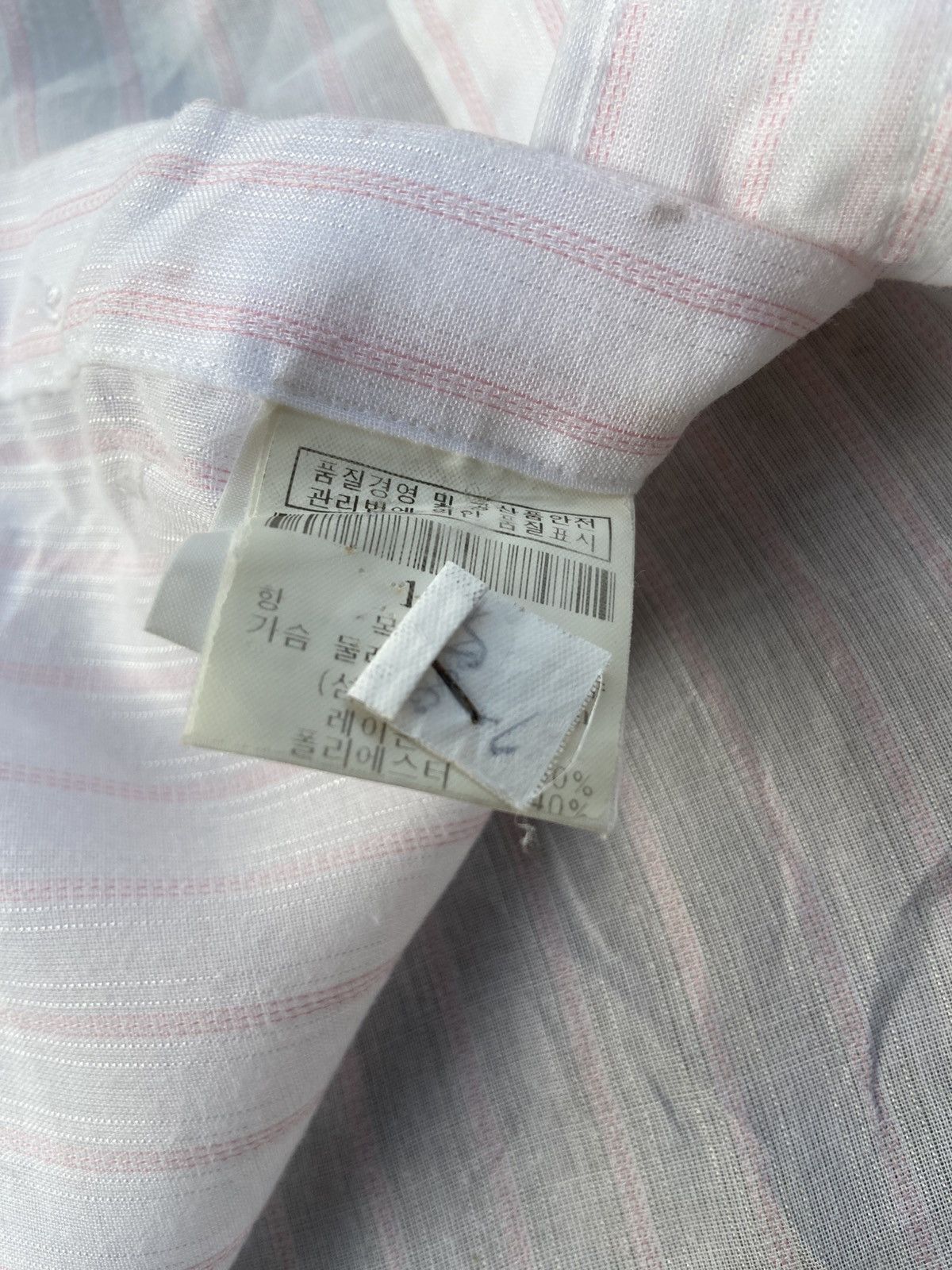 Givenchy 💸NEED GONE💸Givenchy Linen Stripe Button Ups Shirt Size US L / EU 52-54 / 3 - 6 Thumbnail