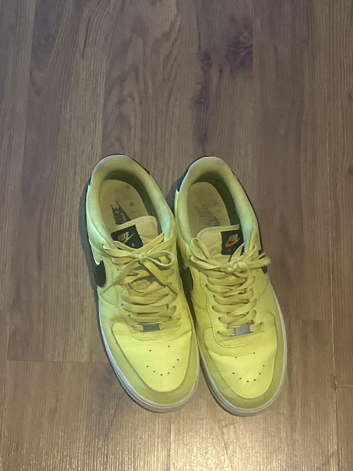 Nike Yellow Air Force 1 Size US 9.5 / EU 42-43 - 7 Thumbnail