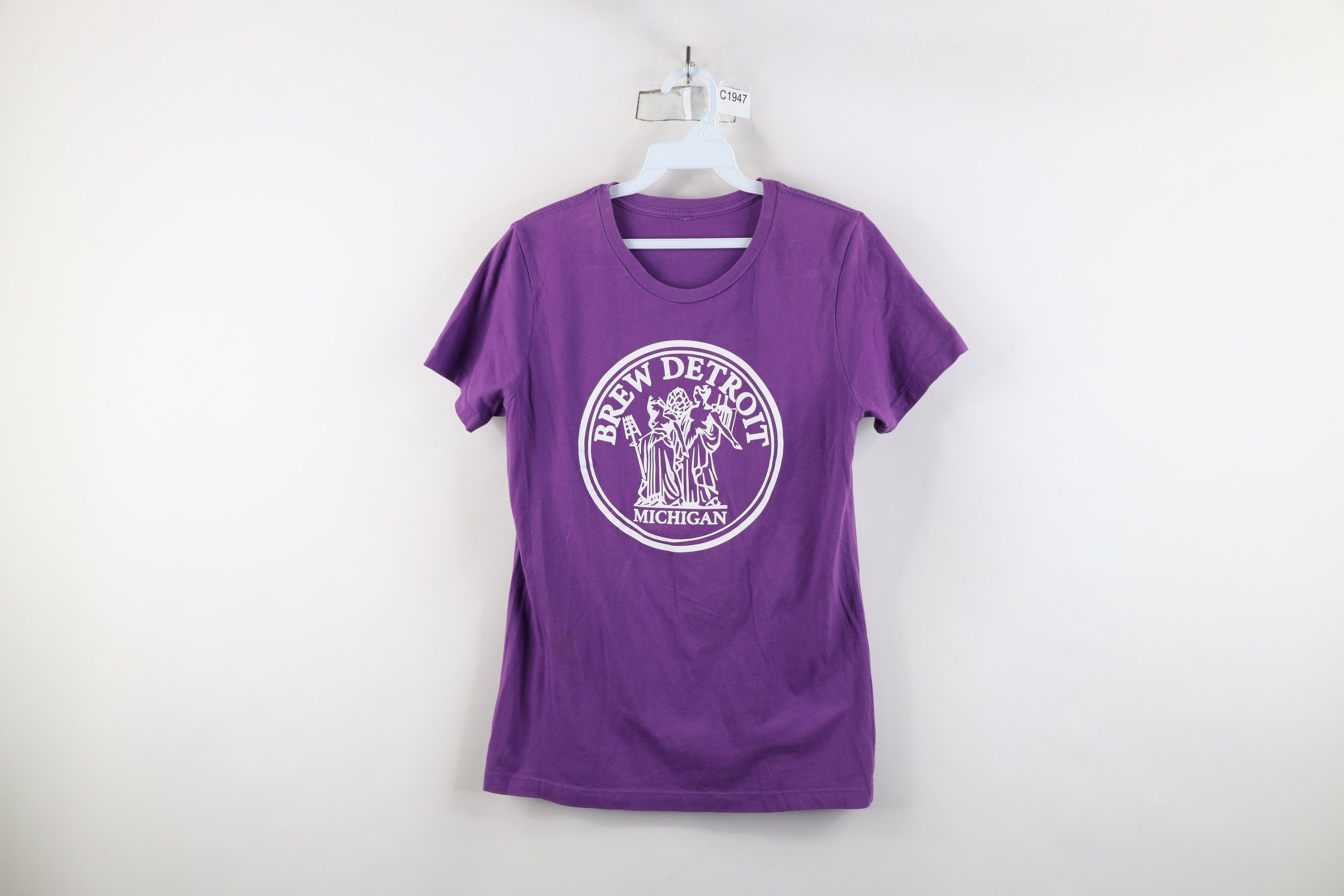 Vintage Vintage Y2K Streetwear Brew Detroit Michigan Beer T-Shirt Size M / US 6-8 / IT 42-44 - 1 Thumbnail