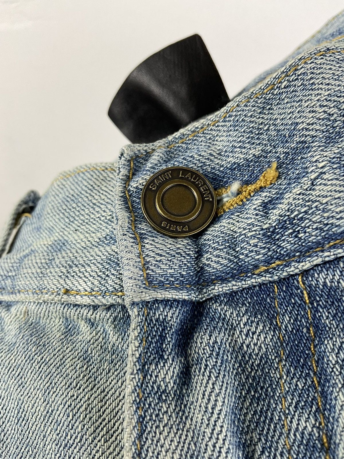 Saint Laurent Paris Saint Laurent Distressed Slim Jean Size US 28 / EU 44 - 7 Thumbnail