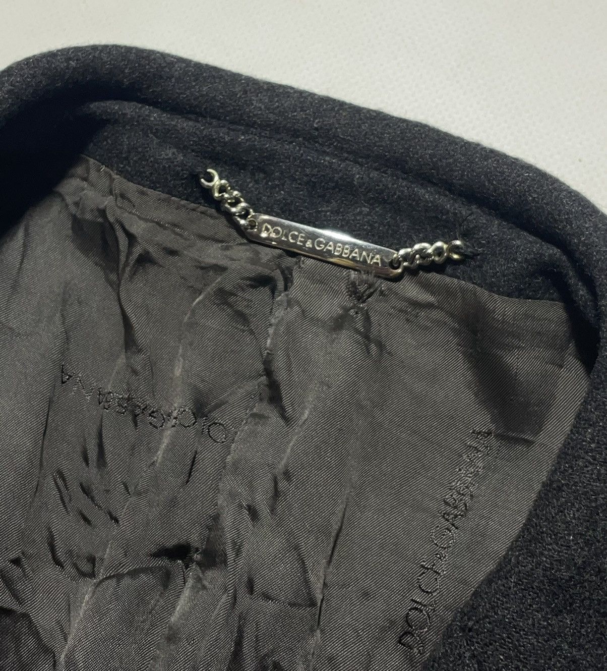 Dolce & Gabbana Dolce Gabbana Wool Coat Size US L / EU 52-54 / 3 - 9 Thumbnail