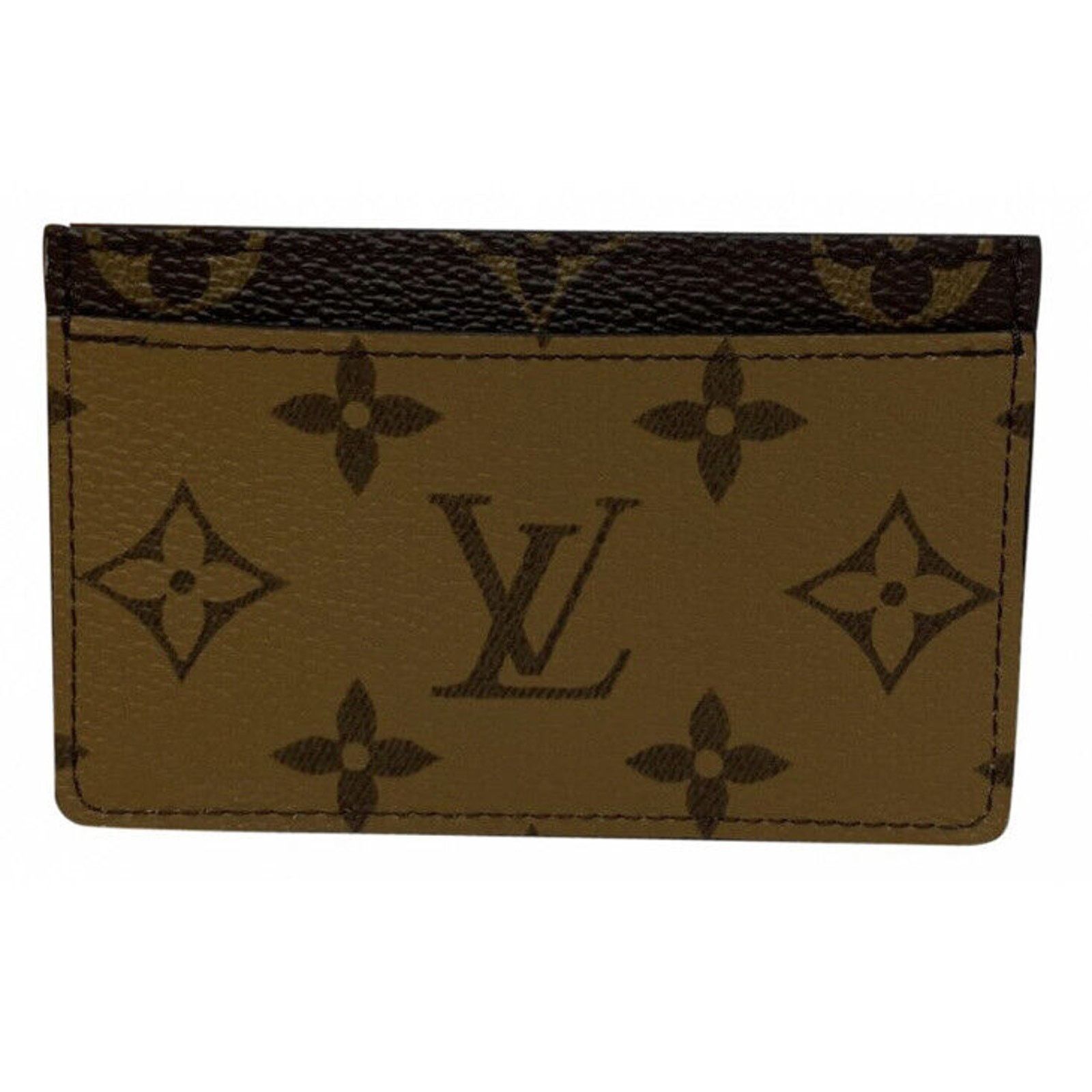 Louis Vuitton Brand New Louis Vuitton Monogram Reverse Canvas Card Holder Size ONE SIZE - 1 Thumbnail