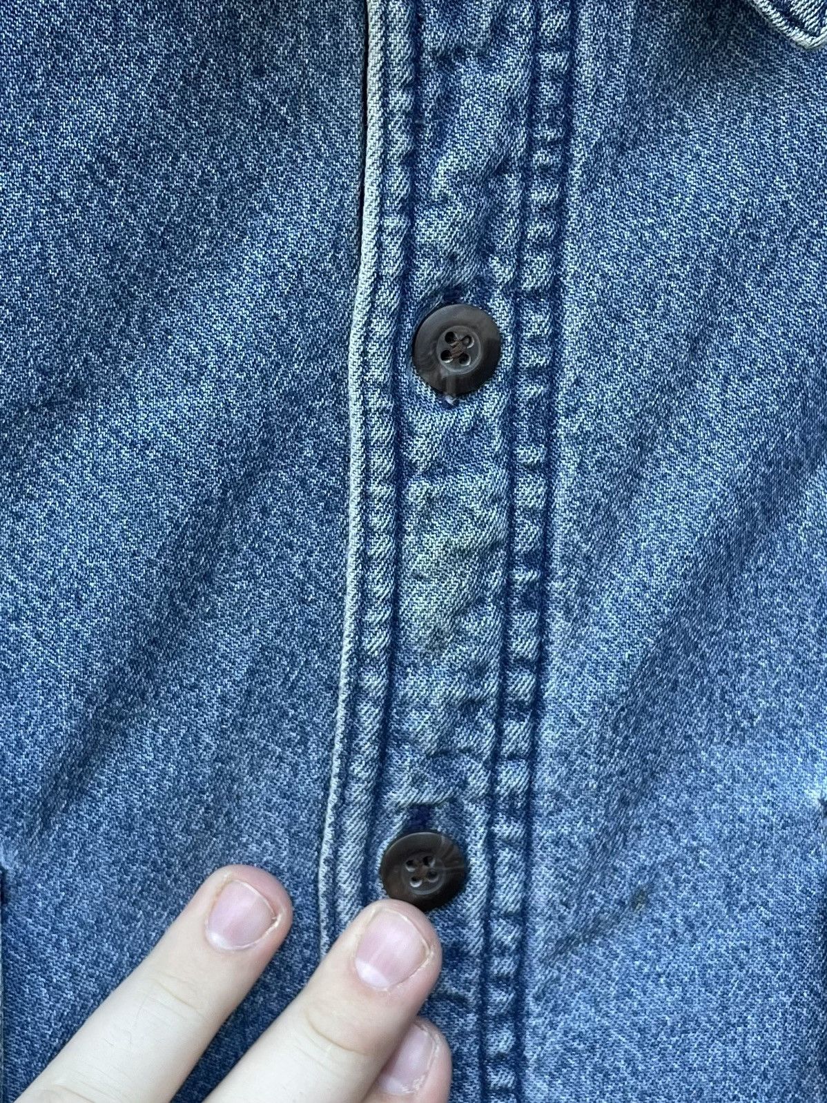 Wolverine Vintage Wolverine Jacket Mens XL Blue Denim Shirt Shacket Size US XL / EU 56 / 4 - 5 Thumbnail