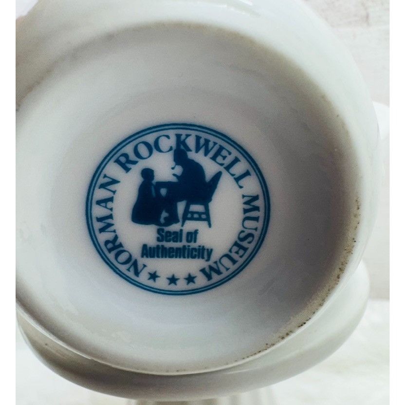 Other Norman Rockwell Museum Coffee Mug Cup Glasses (1982) Gold Tr Size ONE SIZE - 14 Thumbnail