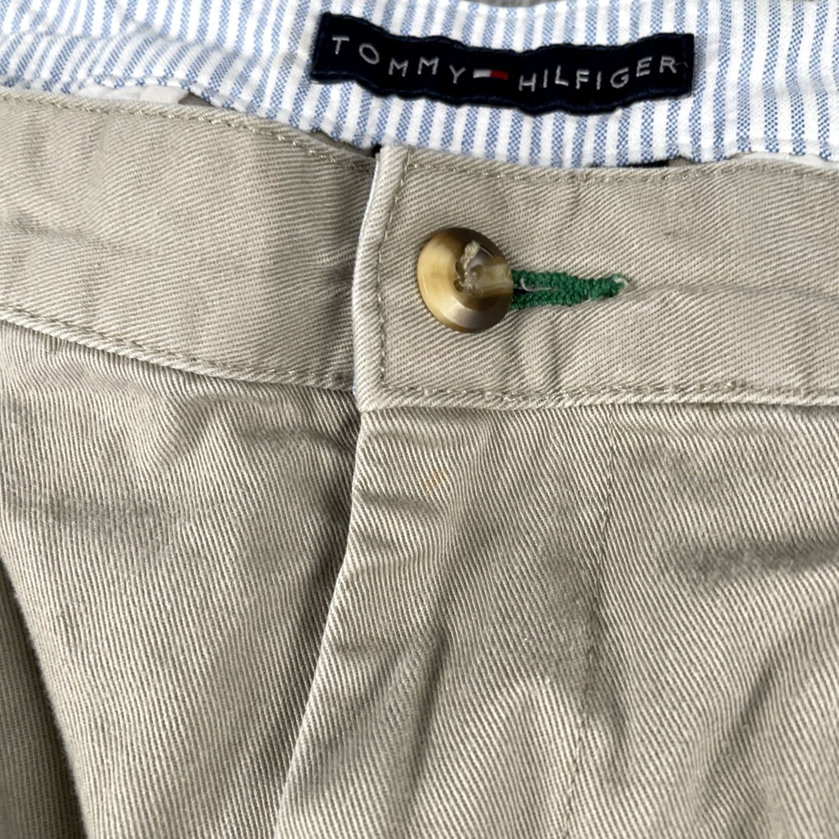 Tommy Hilfiger Vtg Tommy Hilfiger Chino Pants Mens 30x28 Beige Cotton Regular Inseam 28 Athletic Casual Retro Preppy Size US 30 / EU 46 - 3 Thumbnail