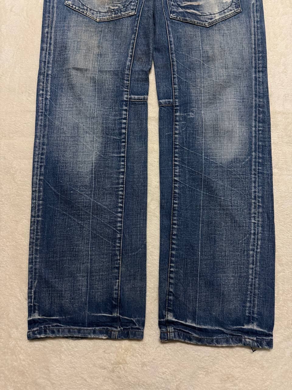 Hysteric Glamour BAGGY 90s Kapotal Japan Sick Bushpants Mudwash Distressed Size US 33 - 8 Thumbnail