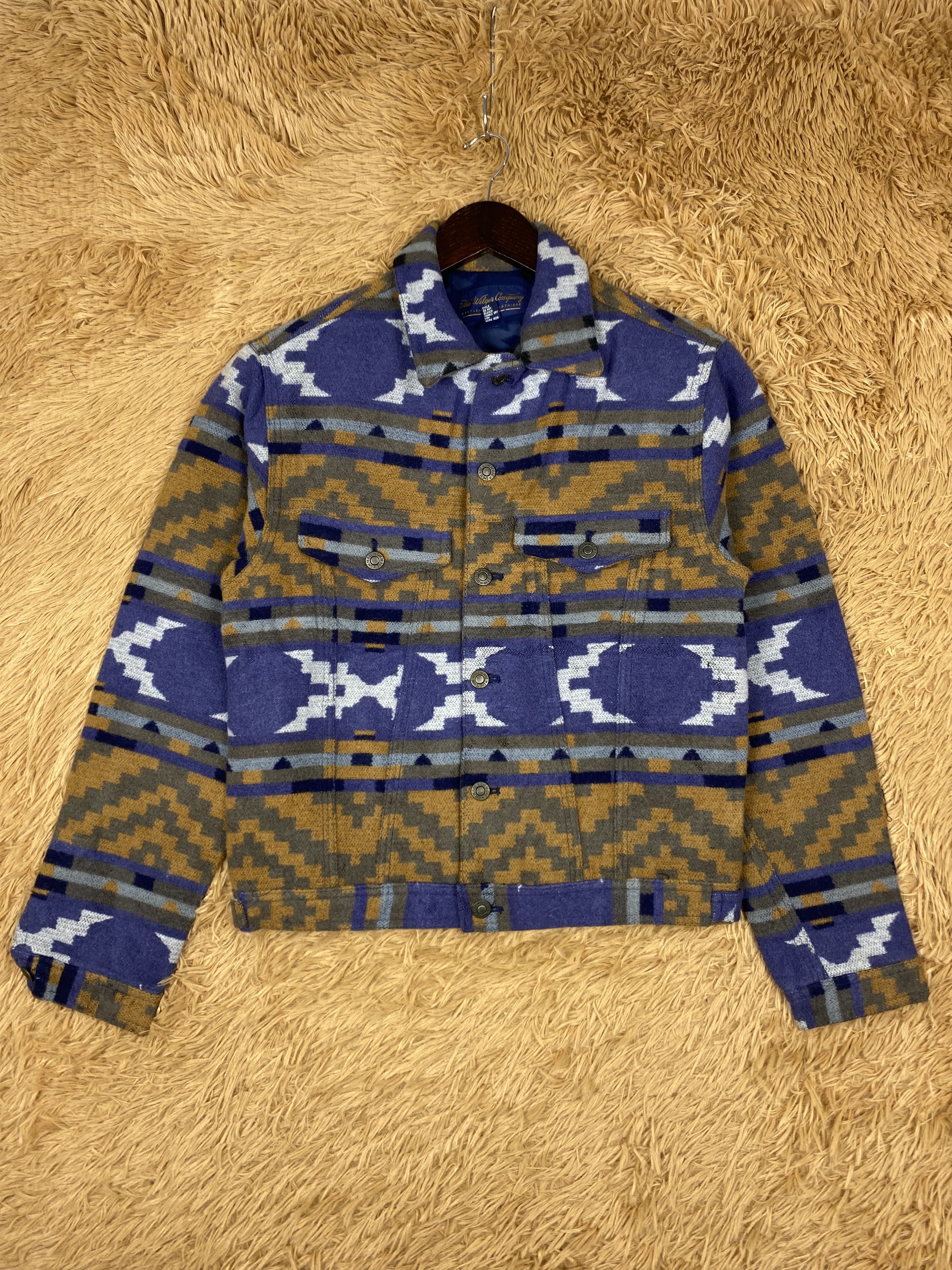Vintage Vintage The Wilger Company Native Navajo Jacket DJ0895 Size US L / EU 52-54 / 3 - 1 Thumbnail