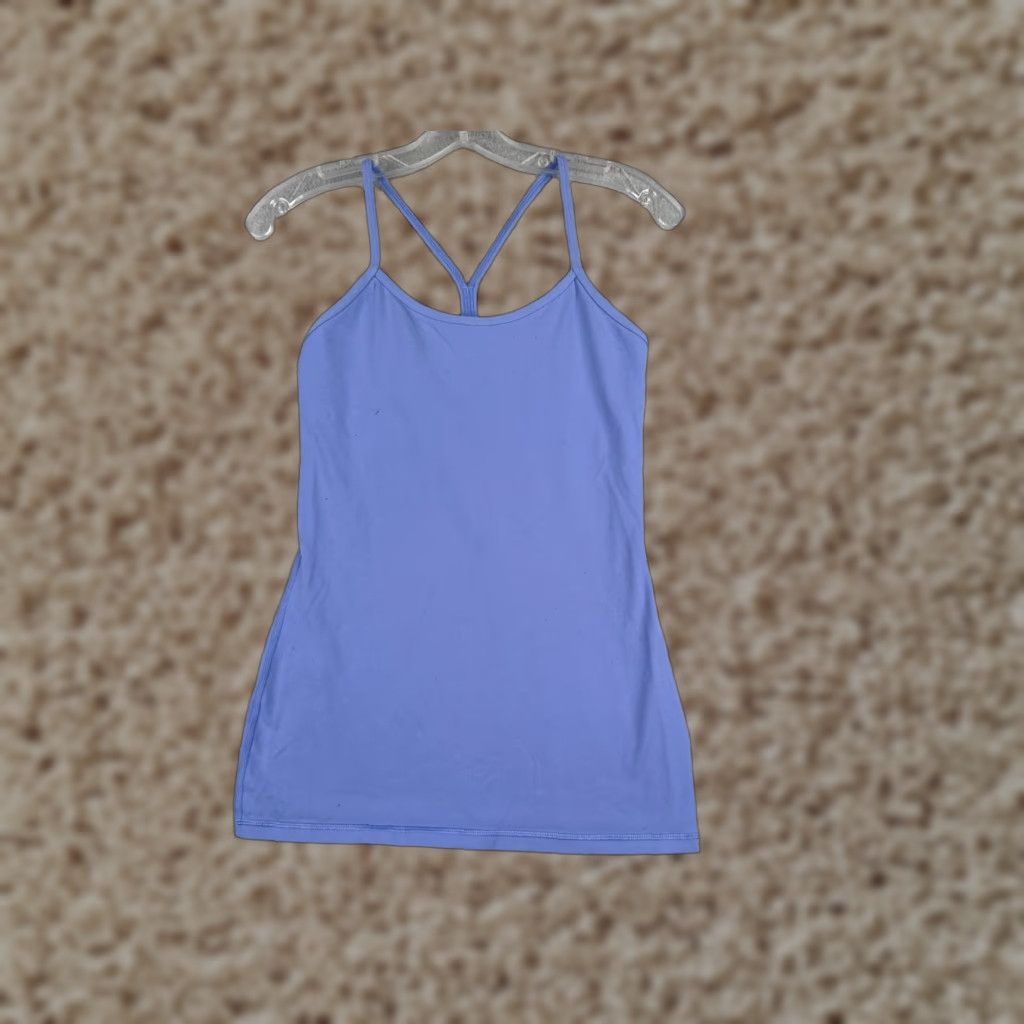 Lululemon Lululemon Shirt Women 6 Purple Power Y Tank Running Gym Yoga Workout Size M / US 6-8 / IT 42-44 - 1 Thumbnail