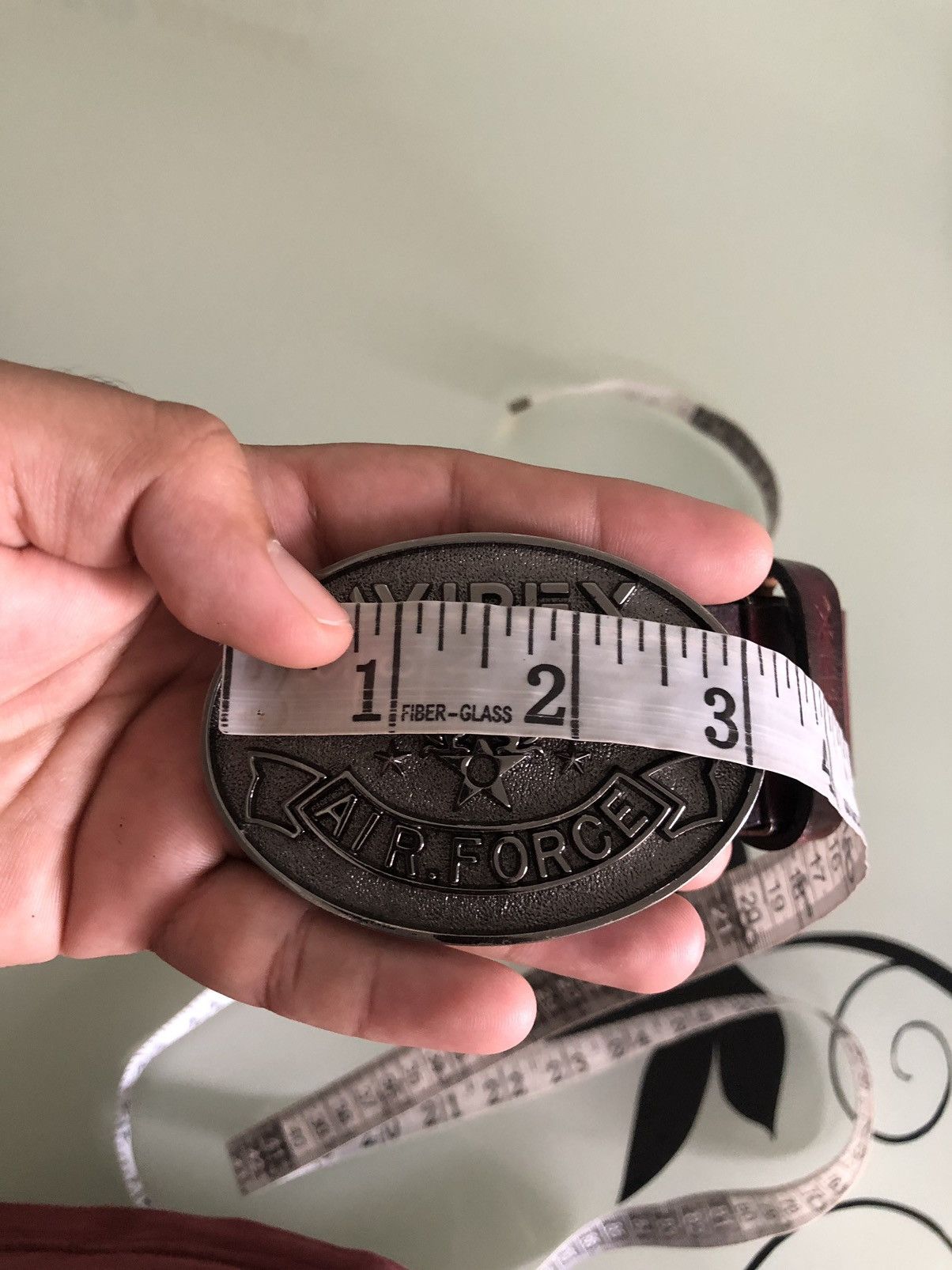 Avirex Vintage Avirex Air Force Leather Belt Size ONE SIZE - 13 Thumbnail