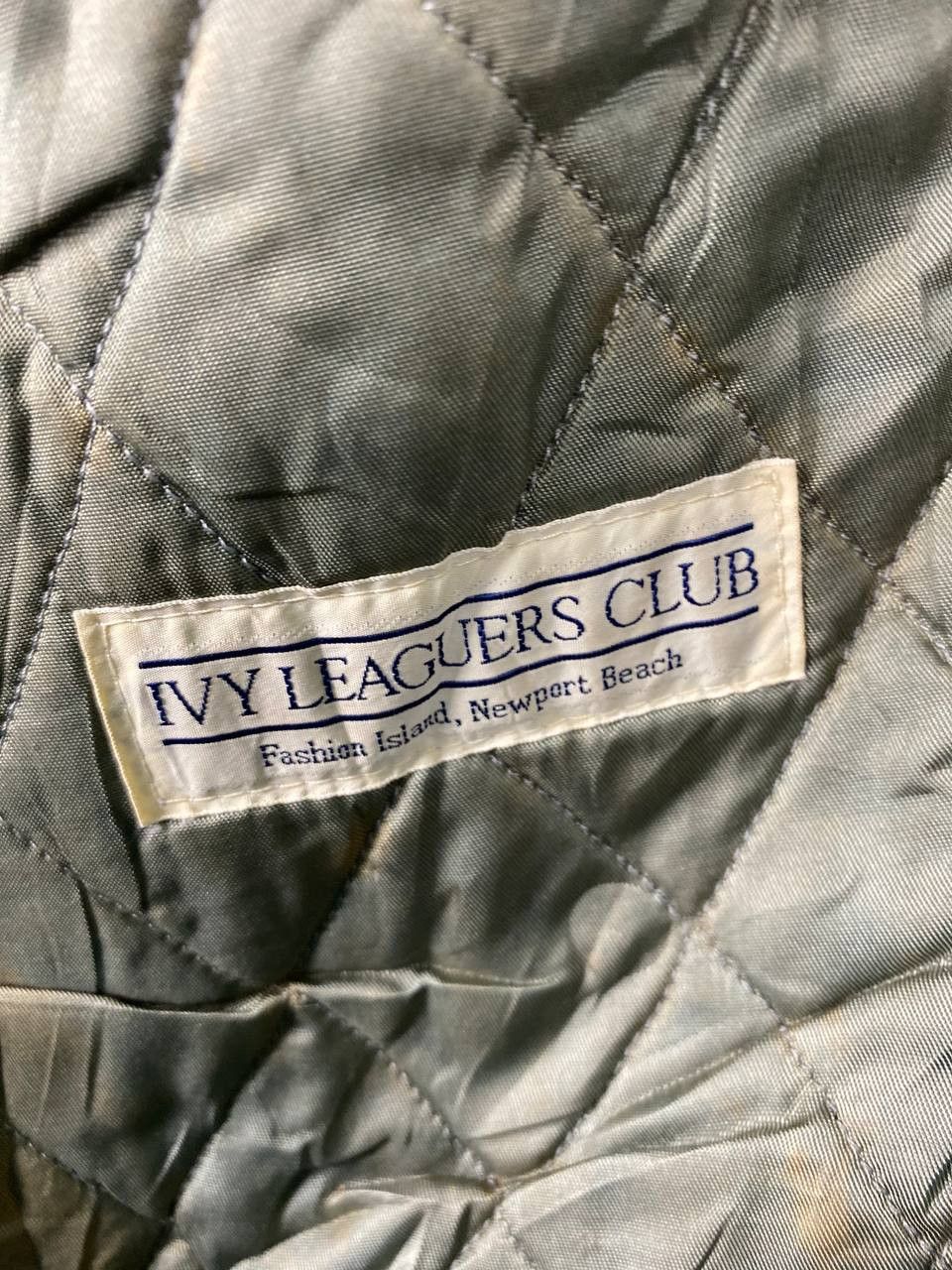 vintage 70s/80s golden bear varsity jacket leather sleeves
