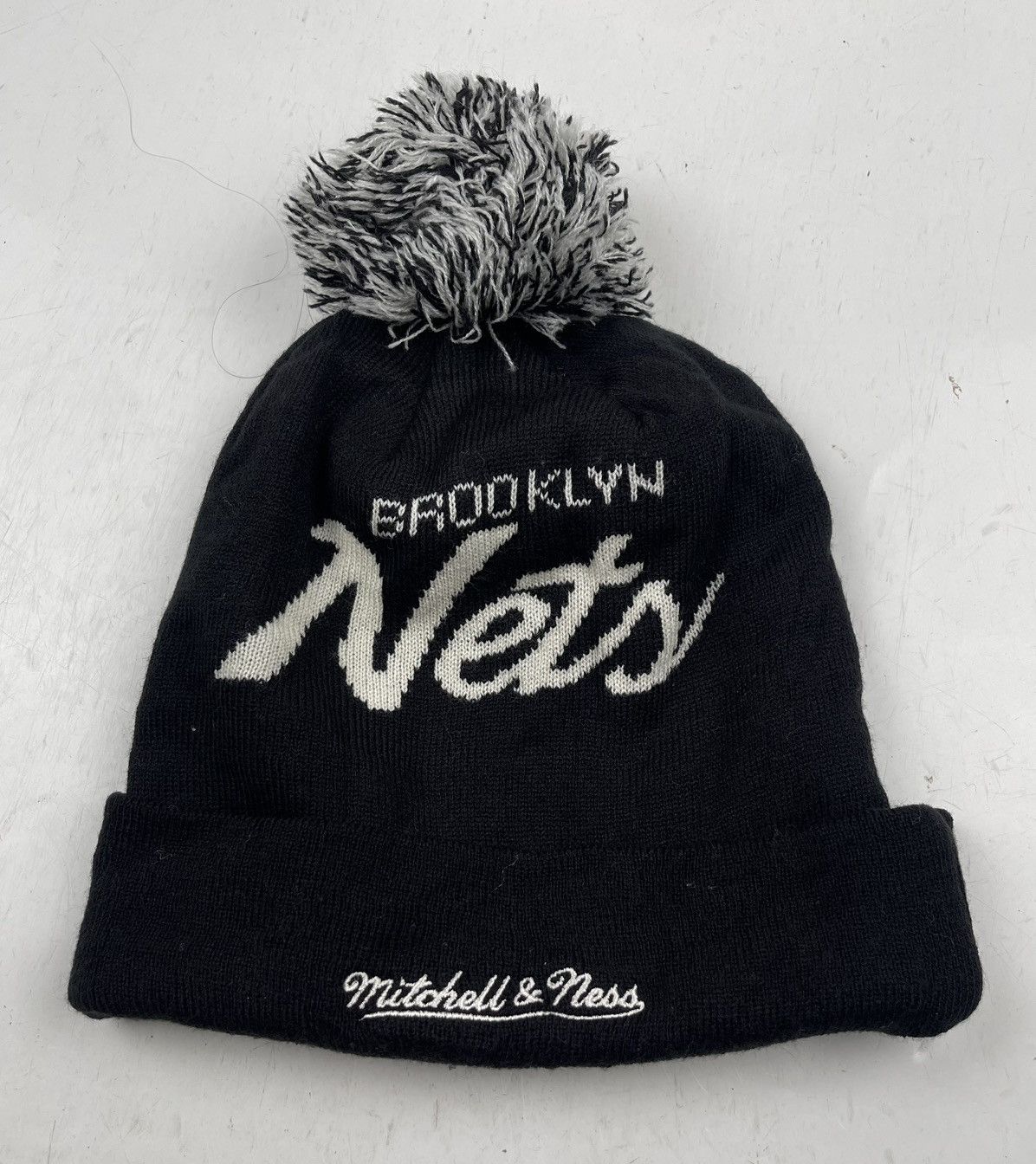Mitchell & Ness brooklyn nets beanie hat tc50 Size ONE SIZE - 3 Thumbnail