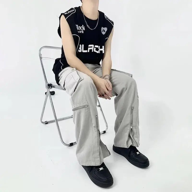 Japanese Brand × Vintage Multi function pocket flared utility tactical cargo pants Size US 36 / EU 52 - 4 Thumbnail