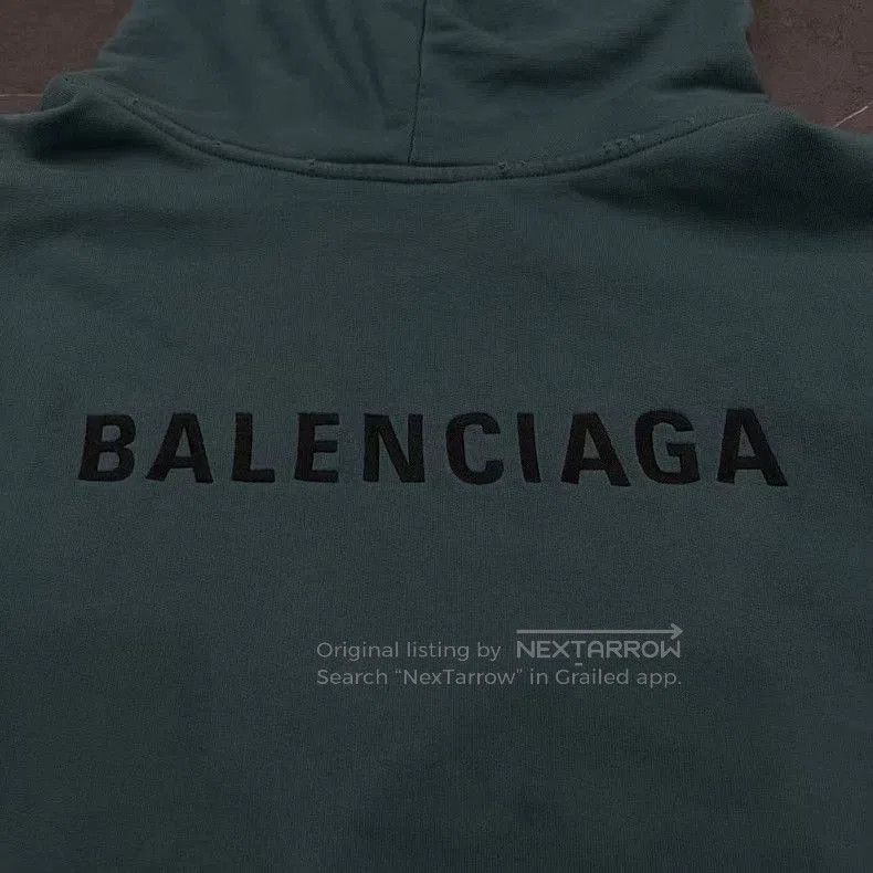 Balenciaga Balenciaga 23FW Embroidered Logo Hoodie. Size US M / EU 48-50 / 2 - 3 Thumbnail