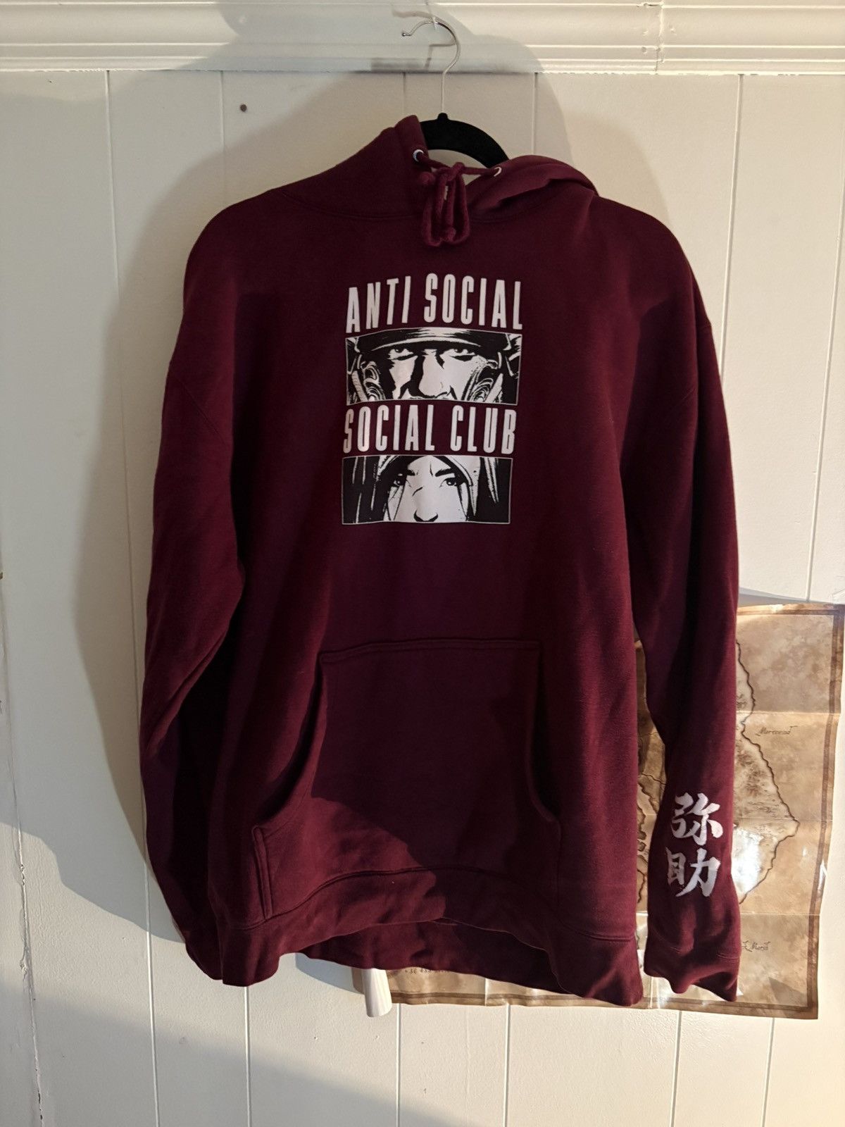 Anti Social Social Club Assassins Creed Shadows Magenta Hoodie Size US L / EU 52-54 / 3 - 2 Thumbnail