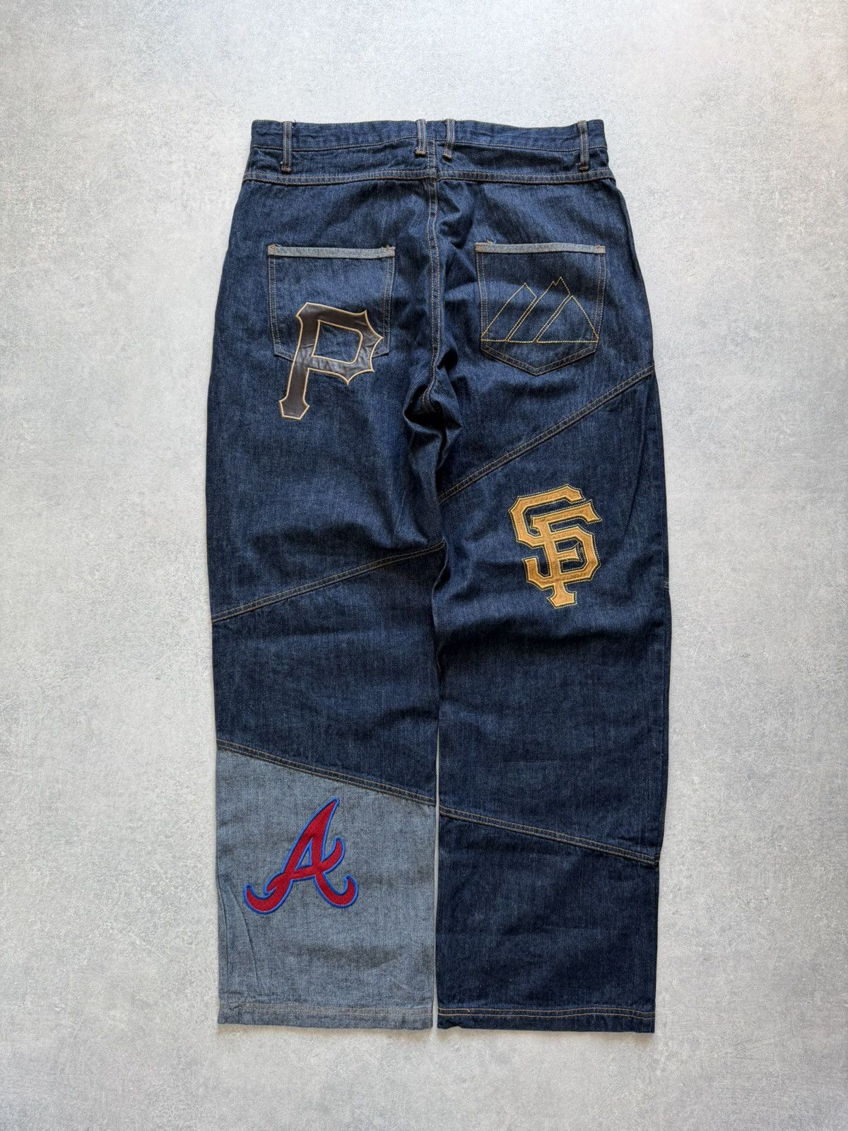 Majestic Vintage Jeans Majestic New York Yankees Streetwear pants Size US 44 / EU 60 - 8 Thumbnail