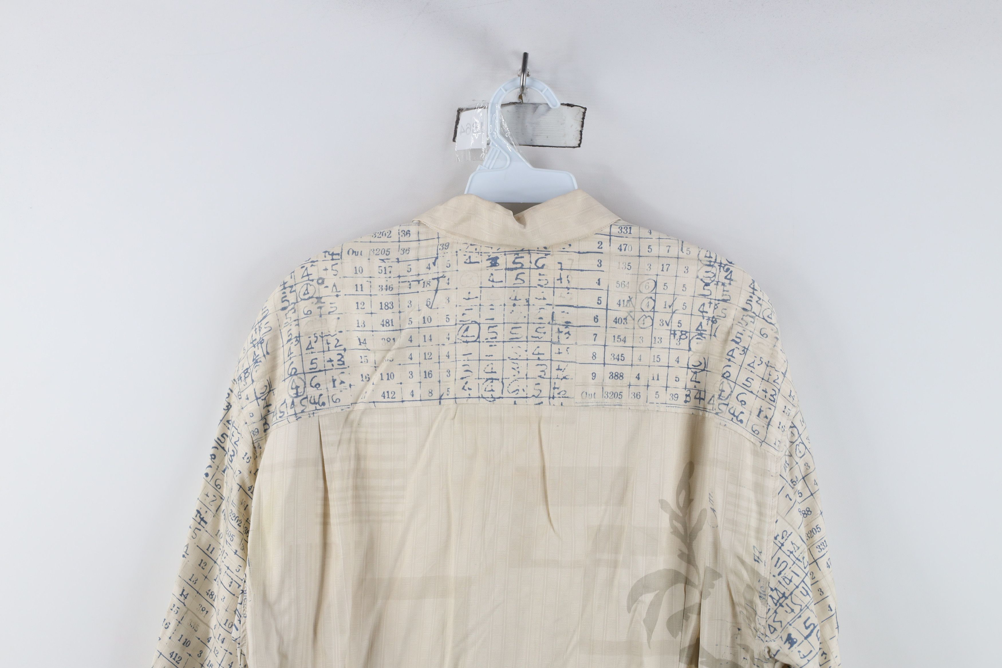 Tommy Bahama Vintage Tommy Bahama Geometric Leaf Camp Collar Button Shirt Size US L / EU 52-54 / 3 - 15 Thumbnail