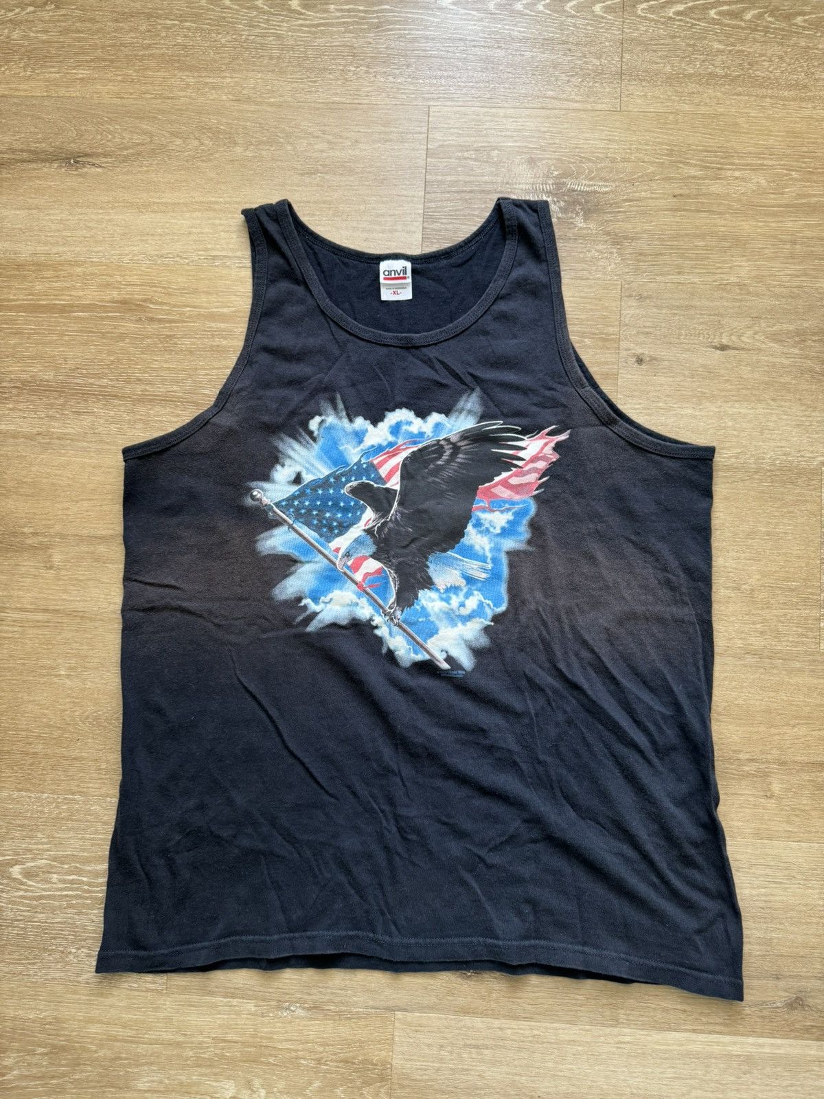 Other Majestic Eagle Holding American Flag Patriotic Tank Top XL Size US XL / EU 56 / 4 - 11 Thumbnail