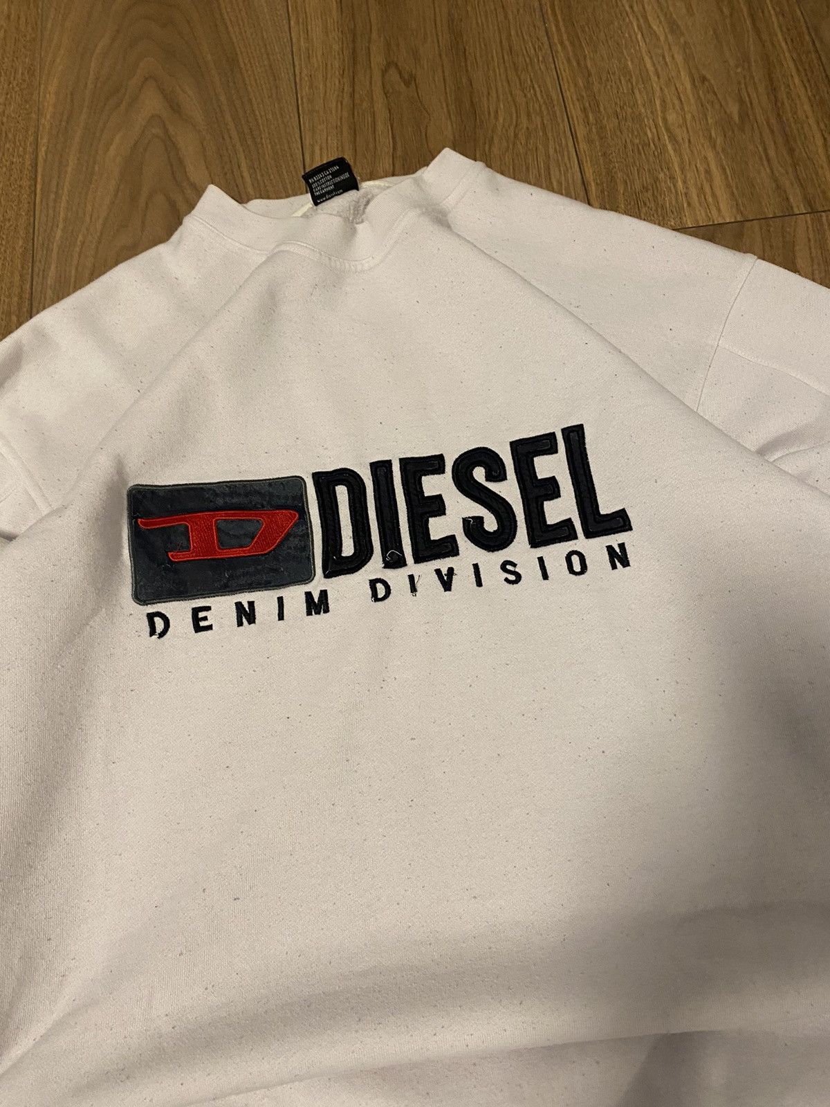 Diesel × Vintage Diesel Big Logo Vintage Hoodie Size US XL / EU 56 / 4 - 4 Thumbnail