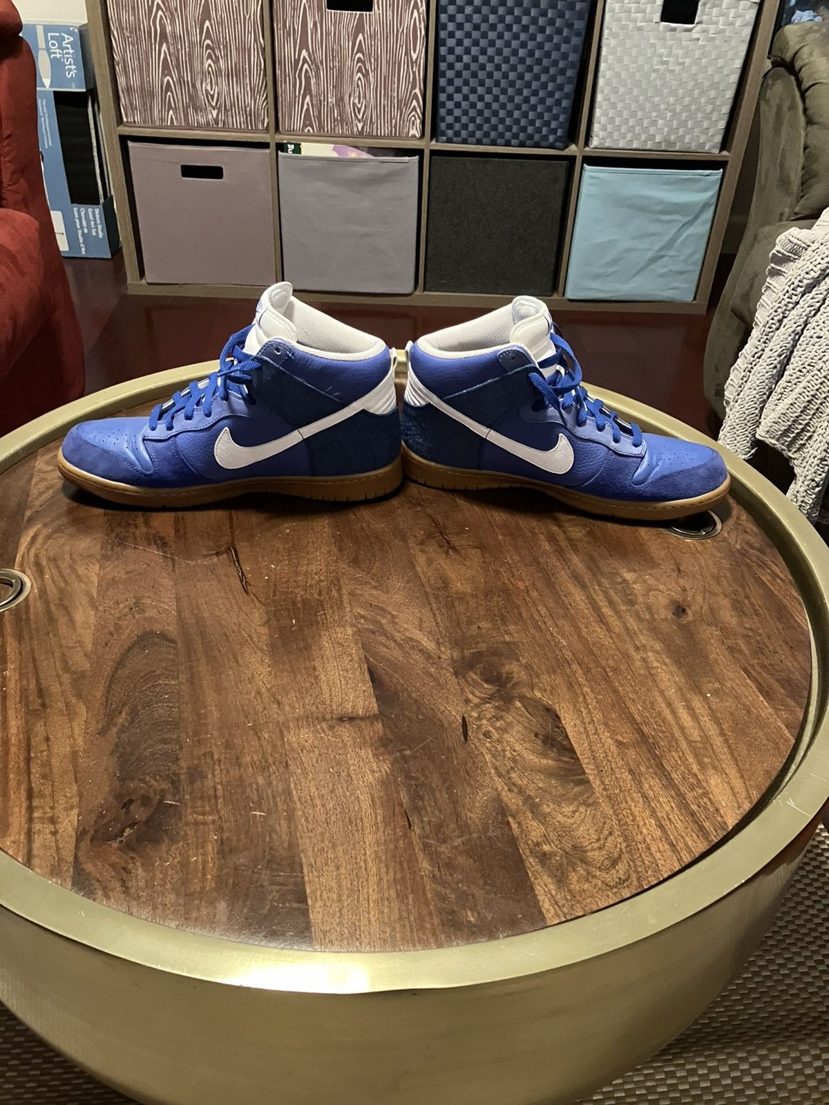 Nike Nike Dunk High Premium Varsity Royal Gum Pony Hair317892-412 Size US 13 / EU 46 - 2 Thumbnail
