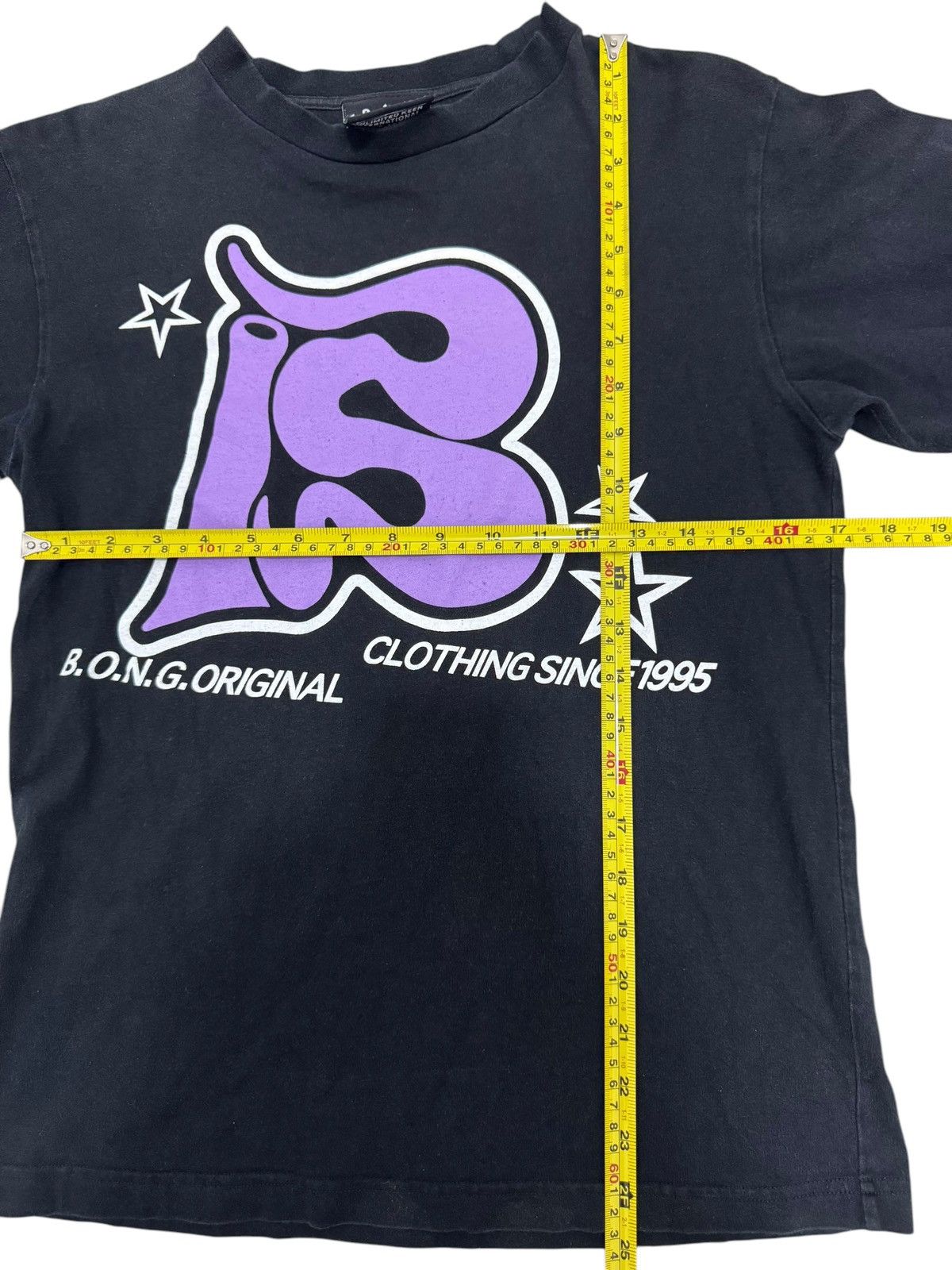 Japanese Brand × Vintage LONGSLEEVE B.O.N.G SINCE 1995 BLACK TEE Size US XS / EU 42 / 0 - 5 Thumbnail