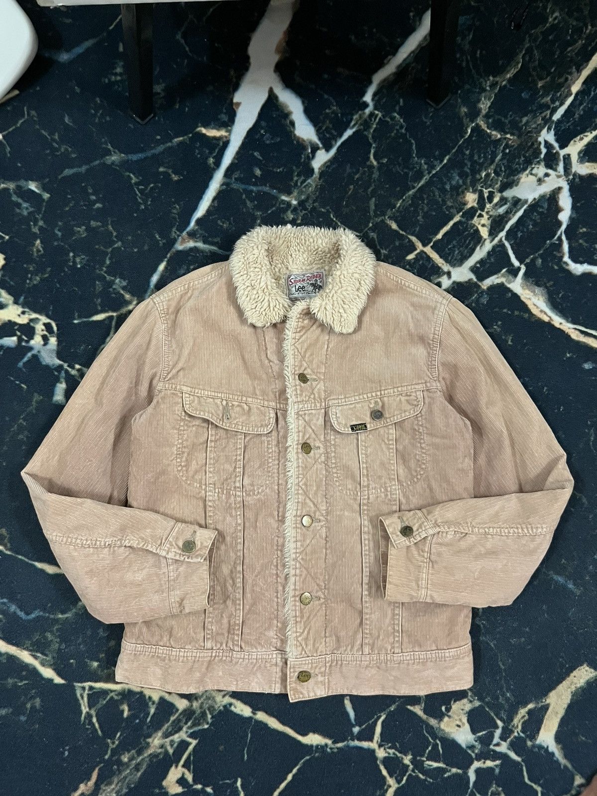 Lee LEE STORM RIDER SHERPA CORDUROY LIGHT BROWN JACKET Size US M / EU 48-50 / 2 - 6 Thumbnail